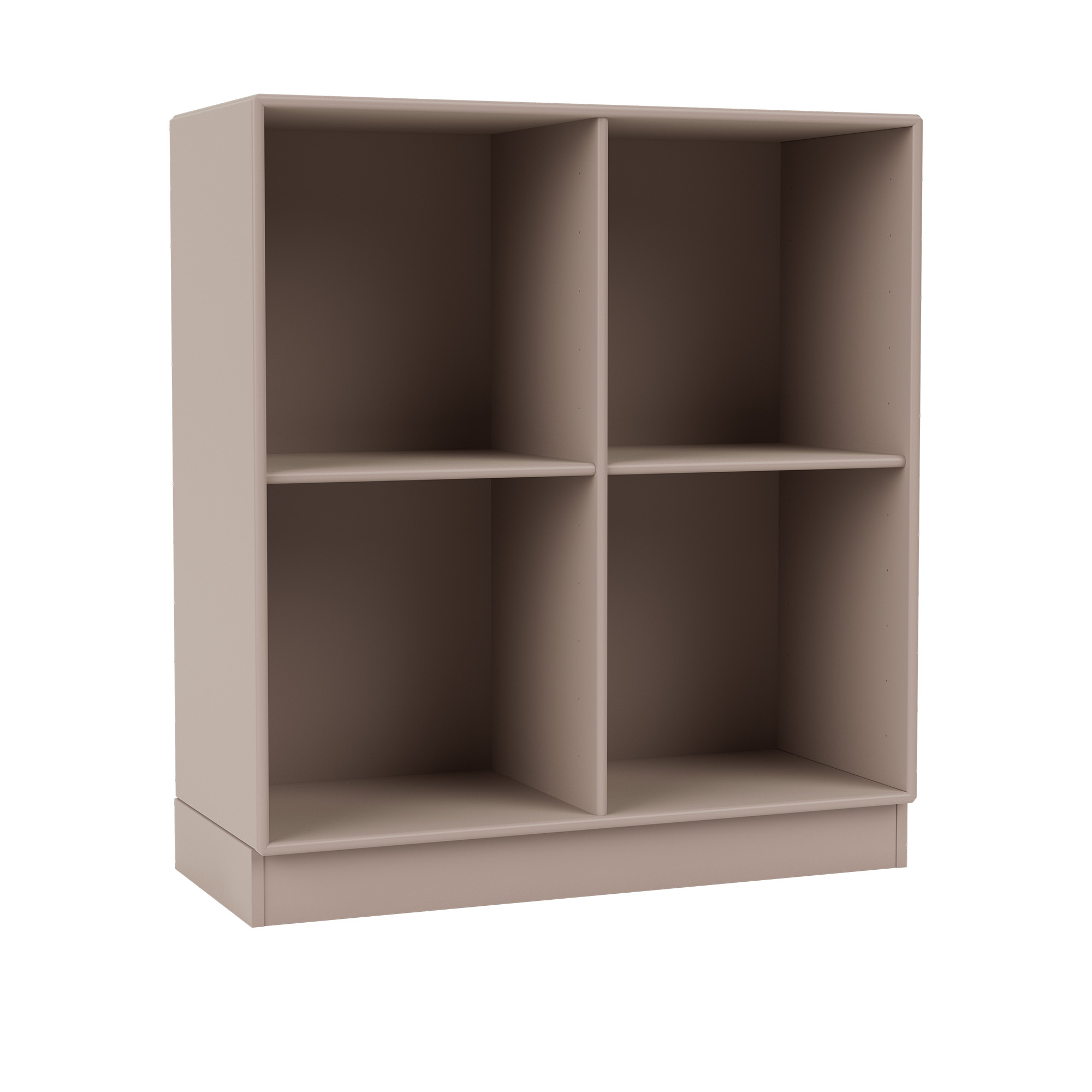 montana - show bookcase, plinth h7 cm - mushroom - hyllor & hyllsystem - peter j. lassen - beige - mdf