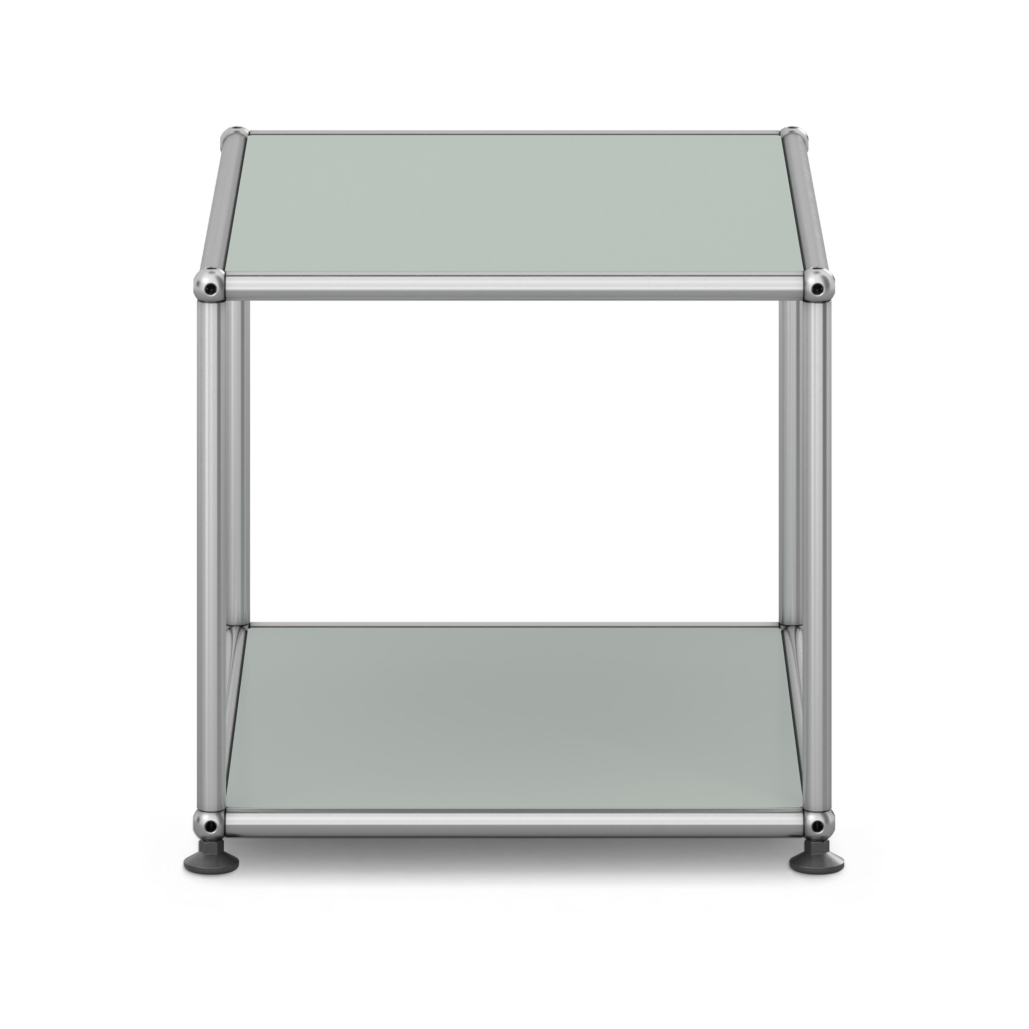 USM - USM Haller M21 29 Light Grey - Sidobord - Fritz Haller & Paul Sch&auml;rer - Gr&aring; - Metall