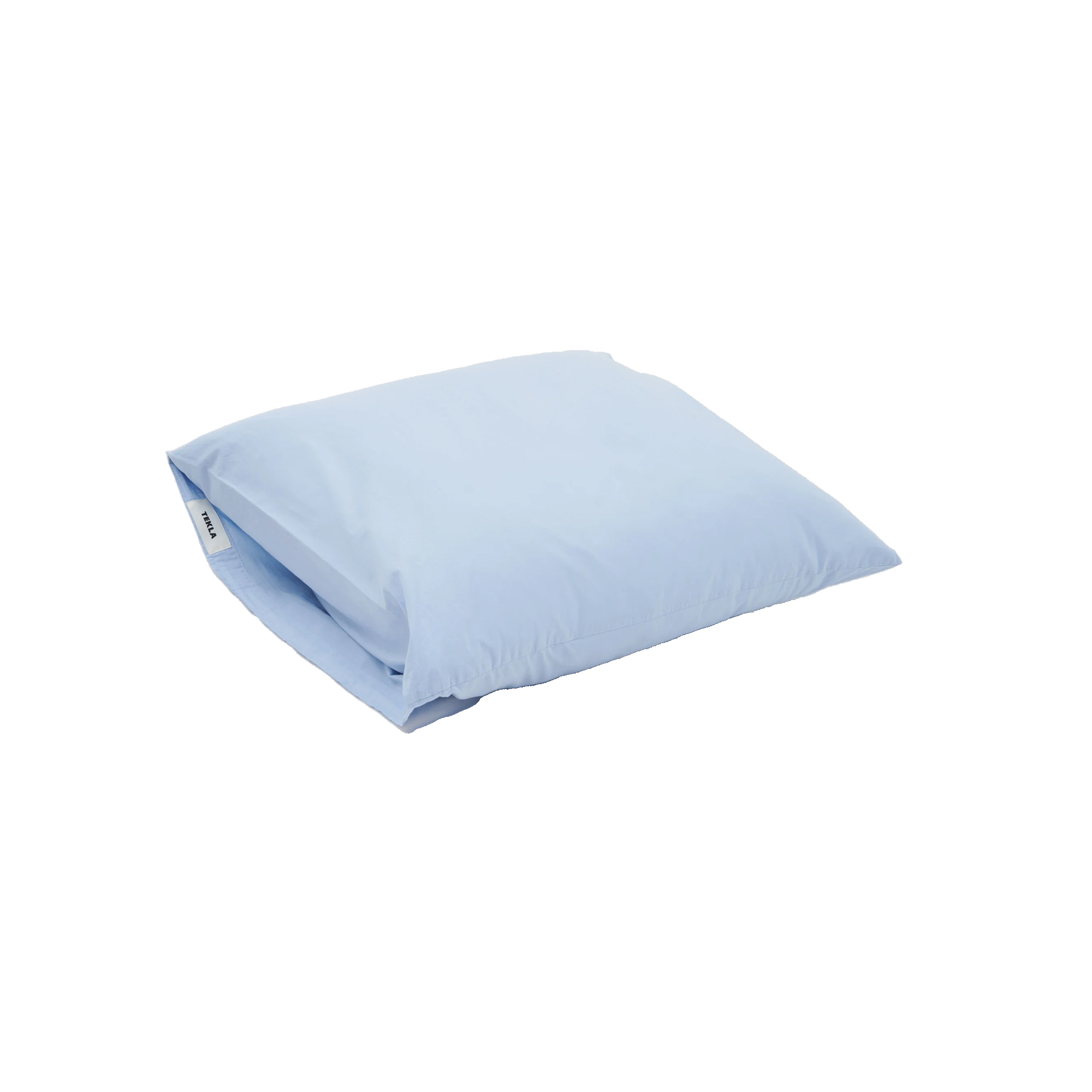 Tekla - Percale - Pillow Sham Morning Blue 50x60 - Örngott - Blå