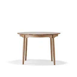 Carl matbord Ø115 cm delbart utan iläggsskiva