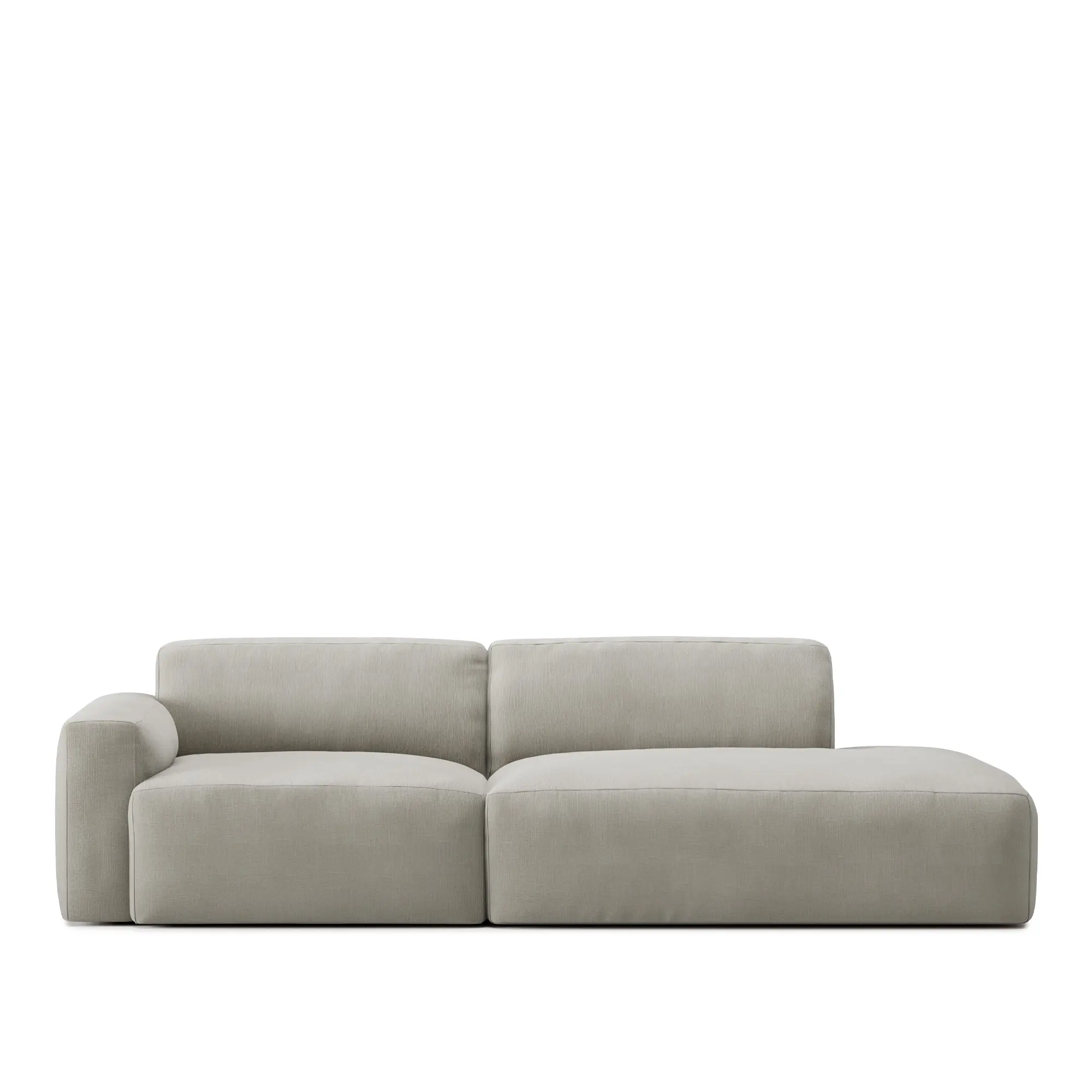 Brick 2-Seater Open End Right