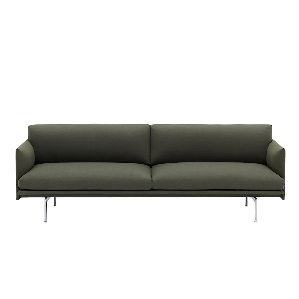 Outline 3-Seater / Polished Aluminium Base