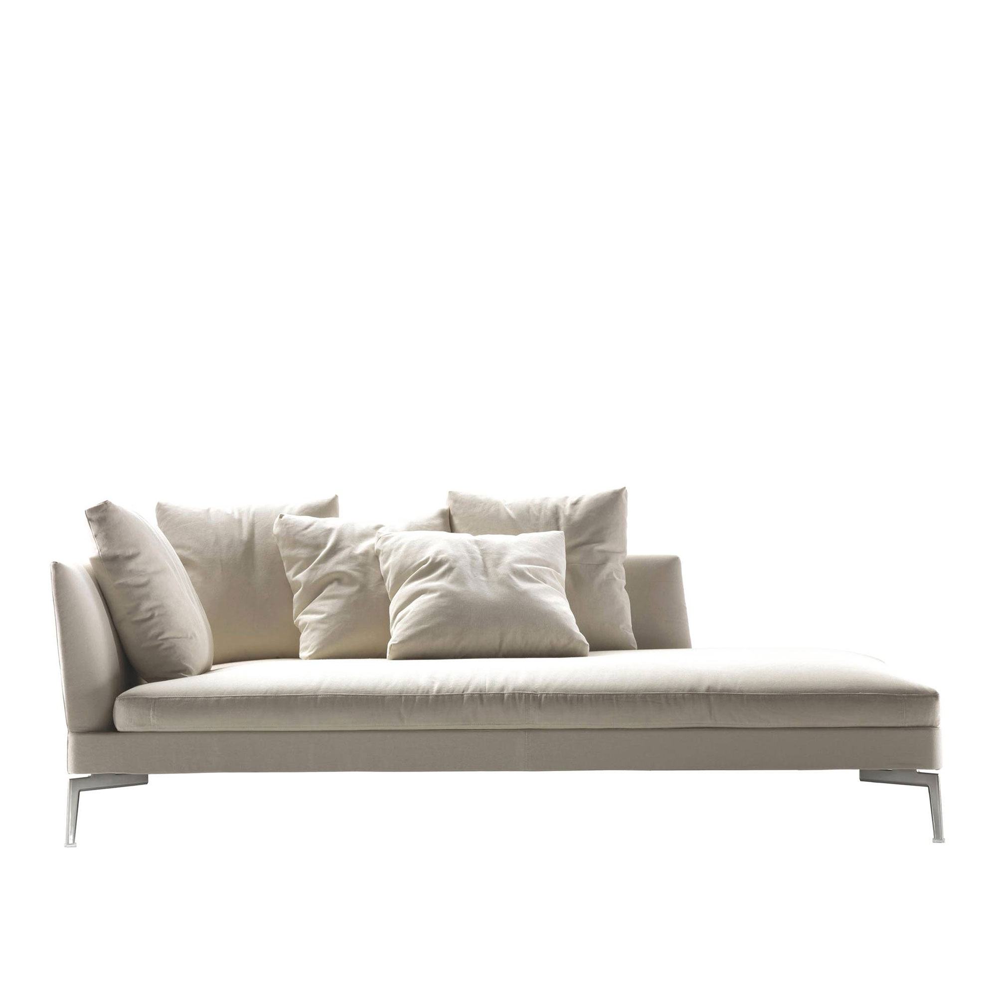 Flexform - Feel Good Ten Large Chaise Longue, Tyg Kat. Super - 1644 - Divaner & Schäslonger - Antonio Citterio - Beige