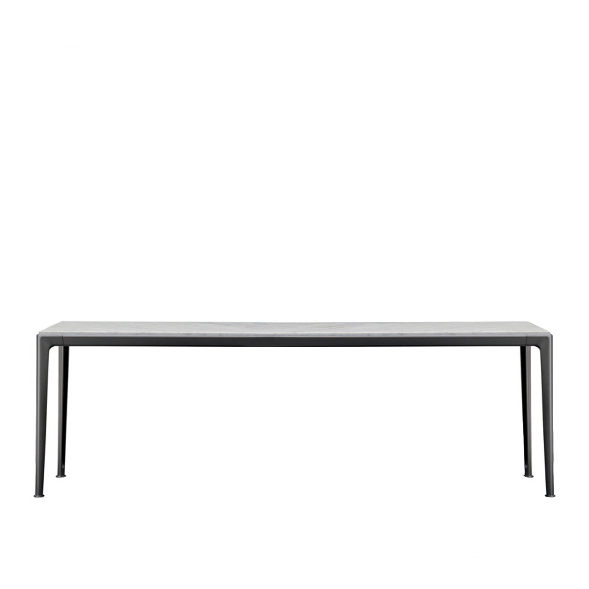 B&B Italia - Mirto Indoor - Konsoll, Längd: 190 cm, Skiva: Borstad svart ek, Ben: Svartmålad kromad aluminium - Konsolbord - Antonio Citterio - Svart - Trä