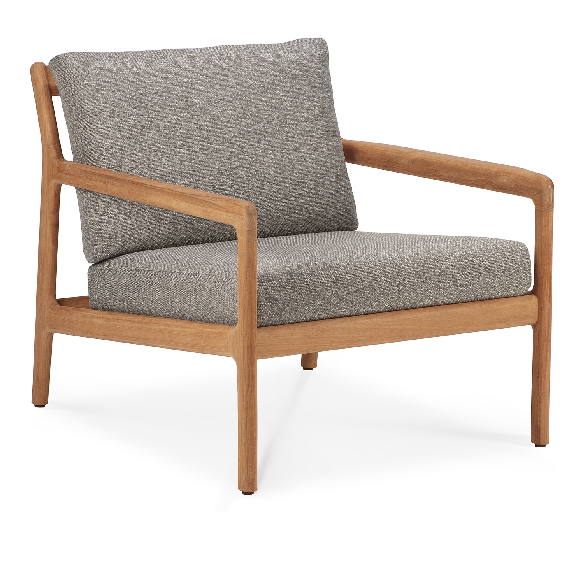Ethnicraft - Jack Outdoor Lounge Chair - Teak/Mocha - Fåtöljer utomhus - Grå | Utemöbler - Loungemöbler - Fåtöljer Utomhus | Möbelexperten