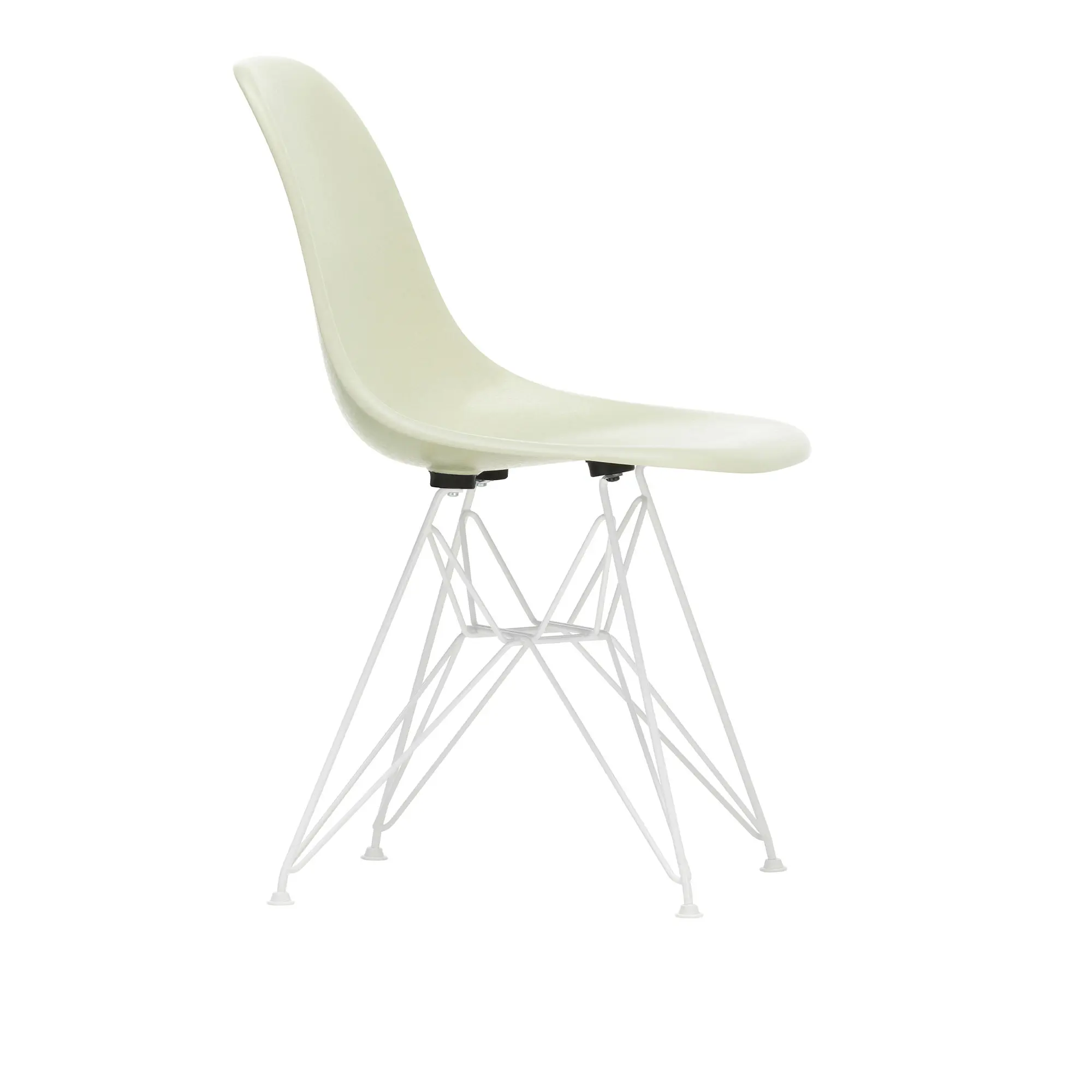 Eames Fiberglass Chair DSR stol White