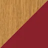 Natural Oak/Japanese Red