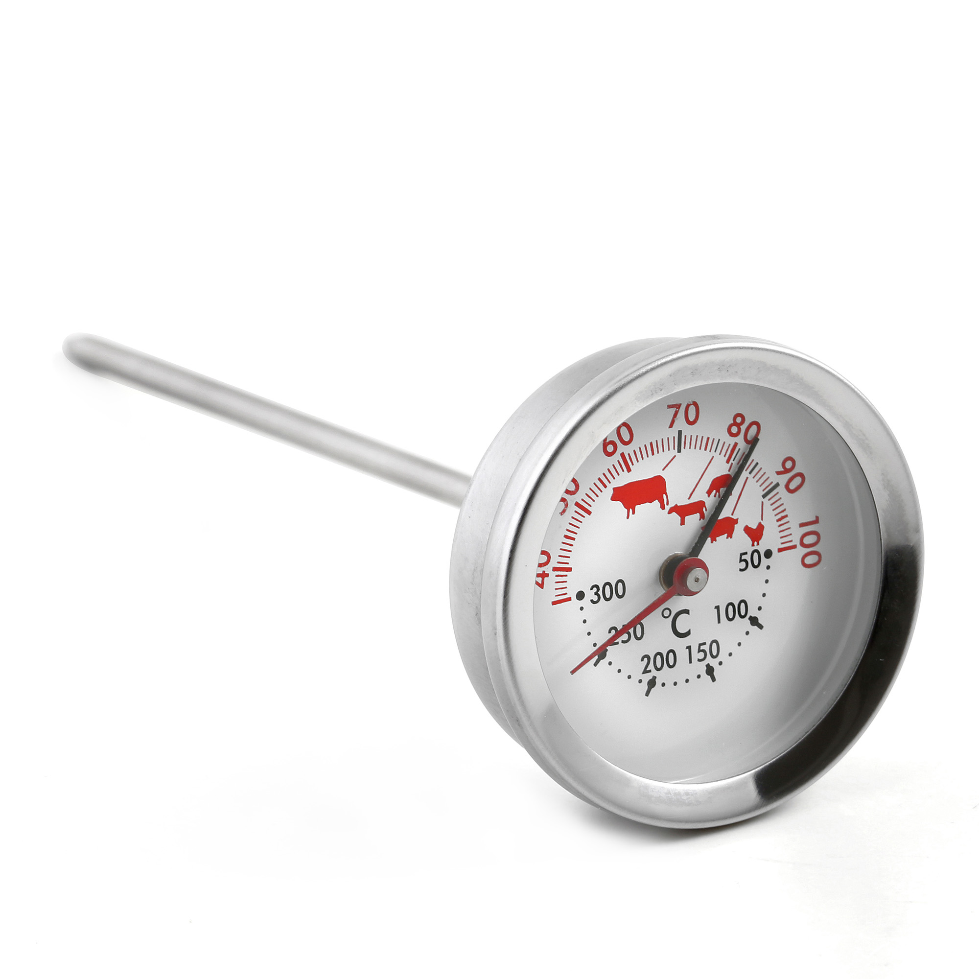 Bastian - Stektermometer - Ø 15 cm - Øvrige kjøkkenredskaper - Sølv