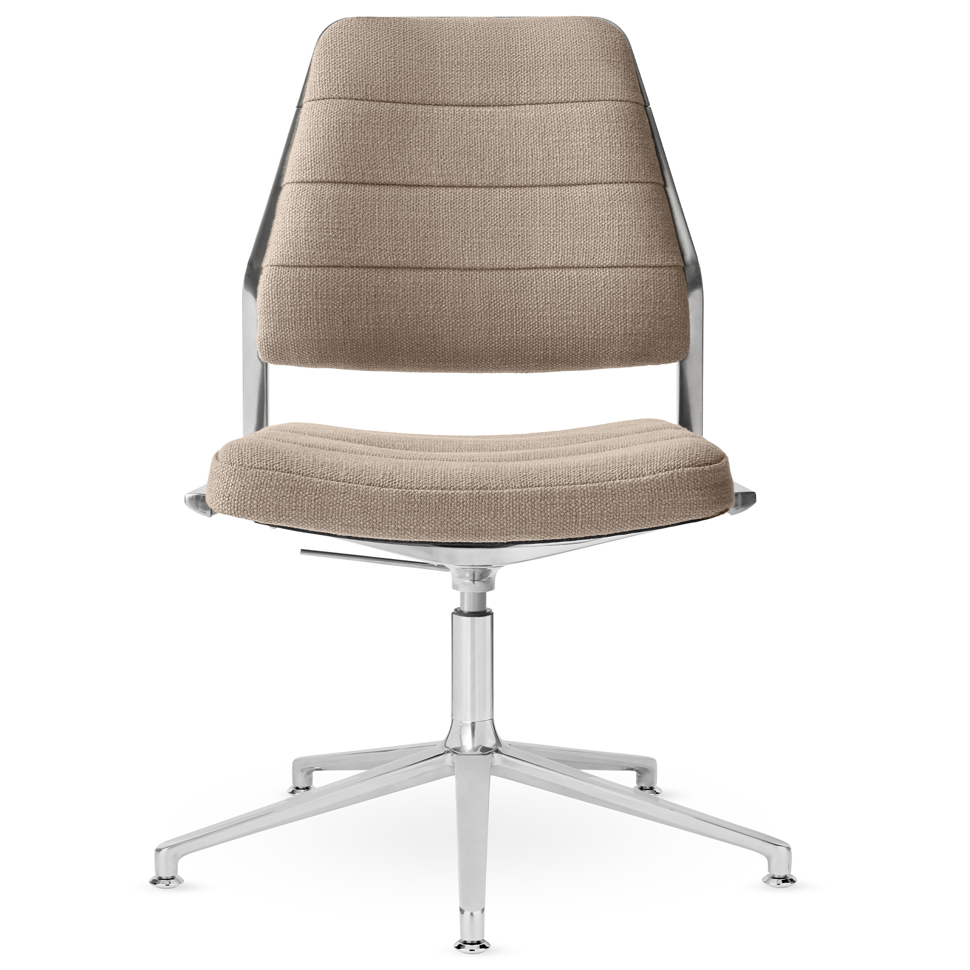 Vipp - Vipp454+ Swivel chair, polished, gliders, Tide - Kontorsstolar