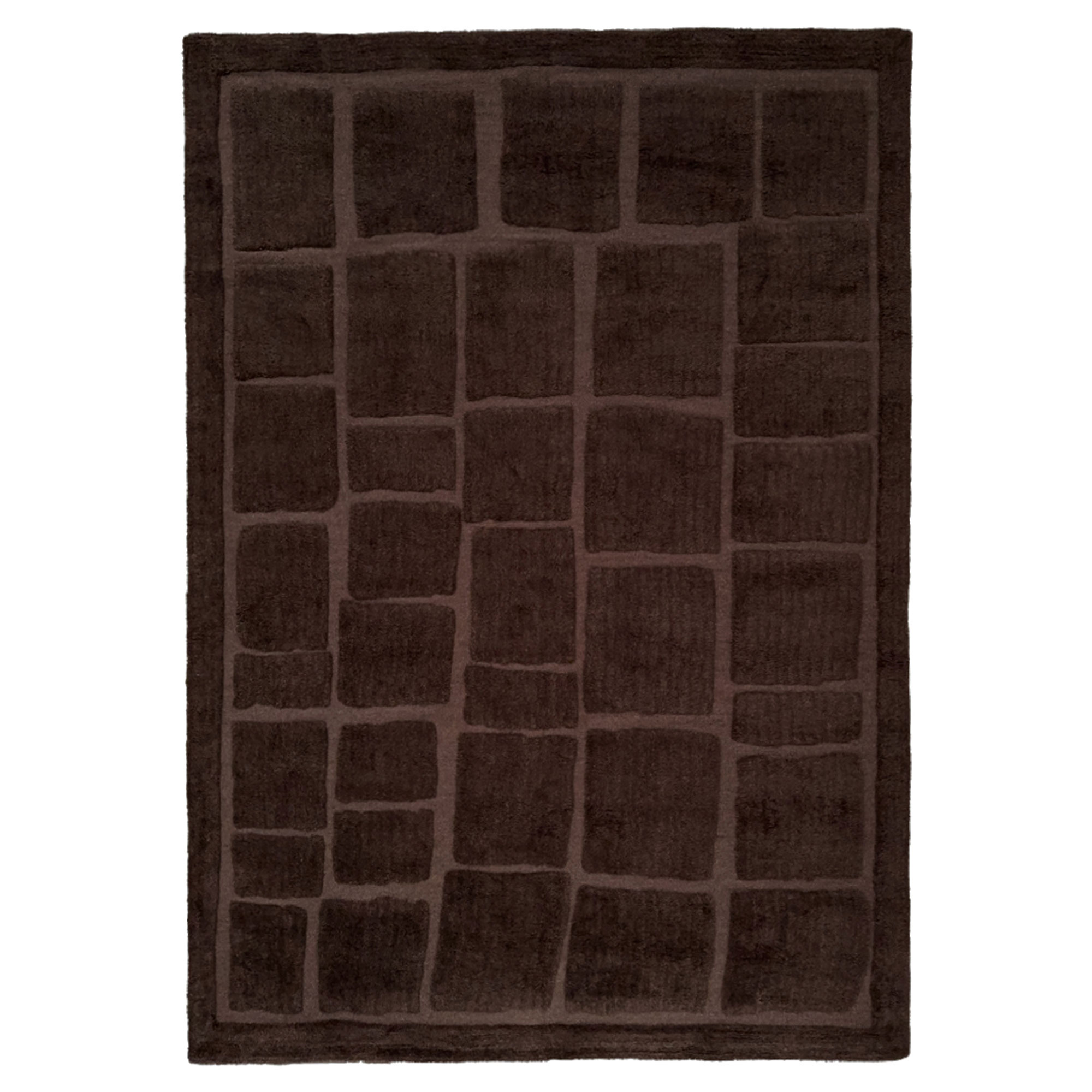 Tinted Objects - Wandel Wool Rug Brown 250x350 - Ullmattor - Brun - Ull | Mattor - Material - Ullmattor | Möbelexperten