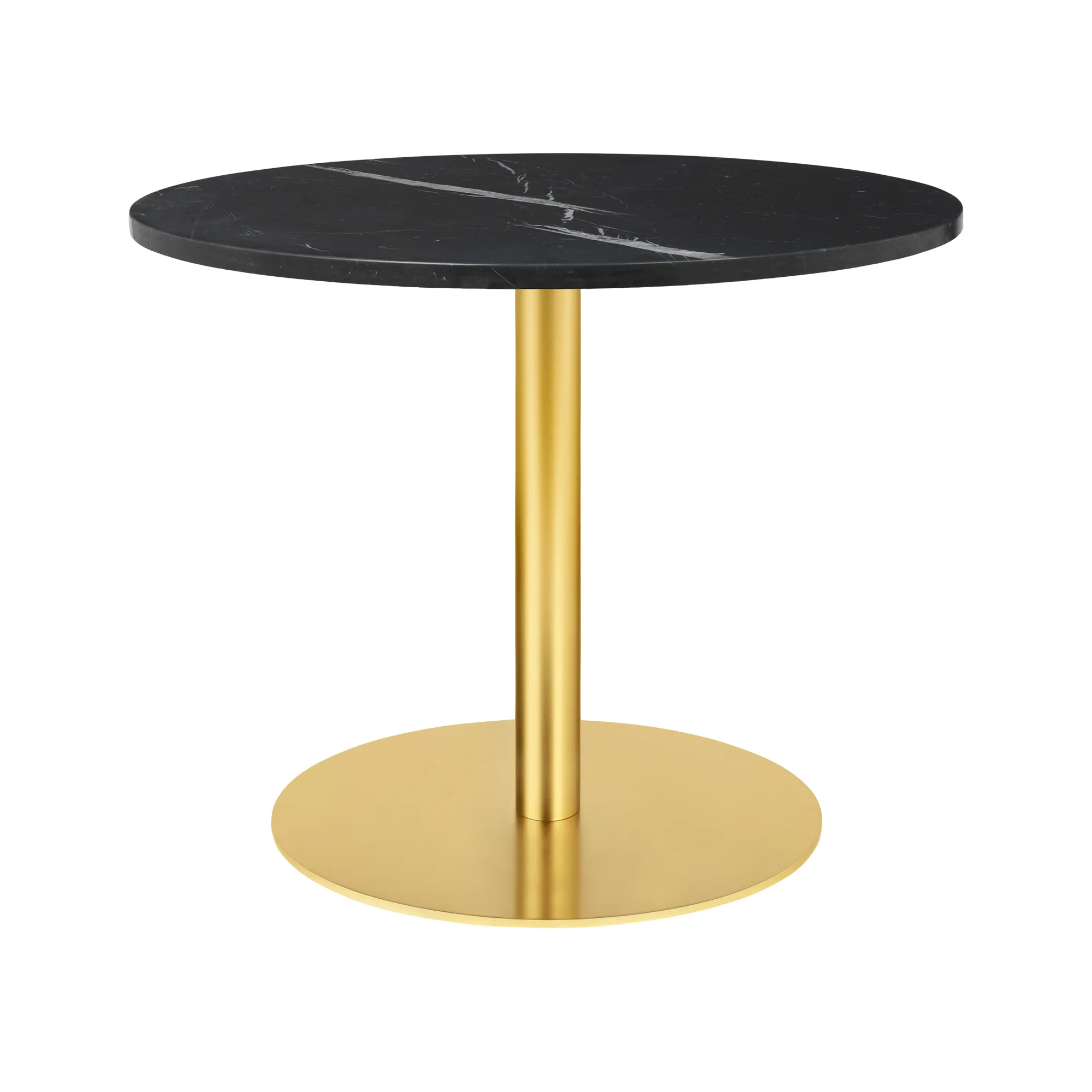 GUBI 1.0 loungebord Ø80 cm mässing
