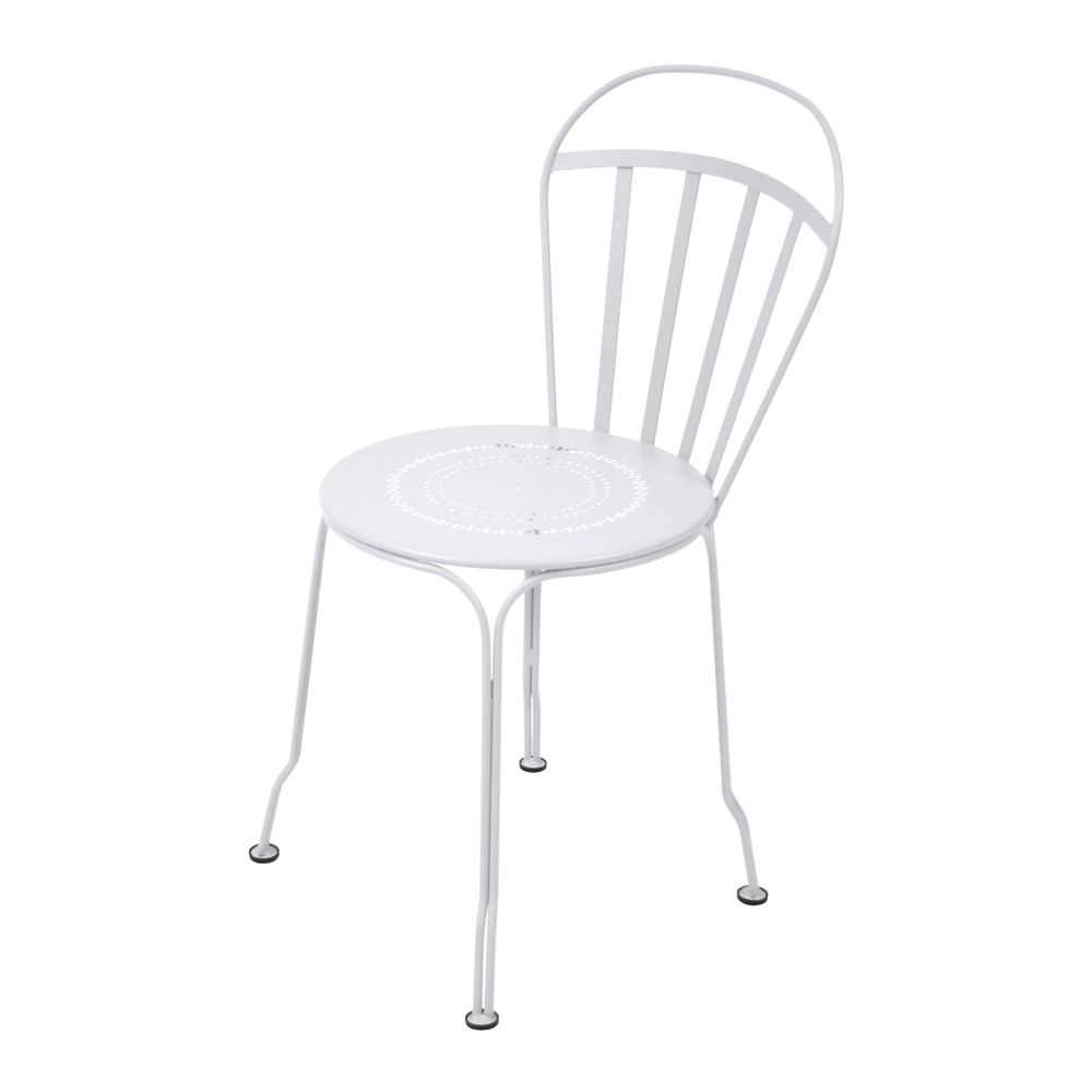 Fermob - Louvre Chair Cotton White 01 - Matstolar utomhus - Vit - Metall