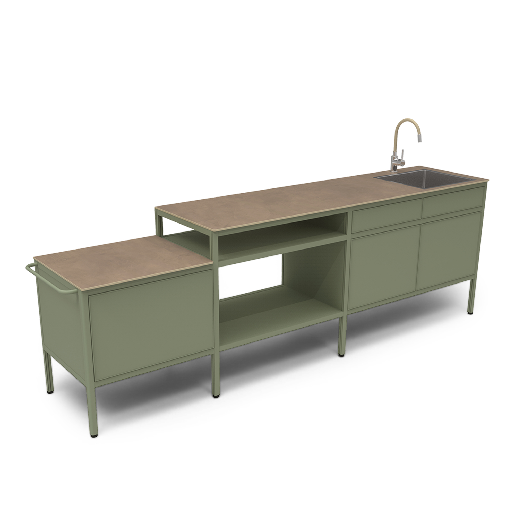 Fermob - Goosto The Generous Utekök Cactus - Utekök | Utemöbler - Utomhuskök - Utekök | Möbelexperten