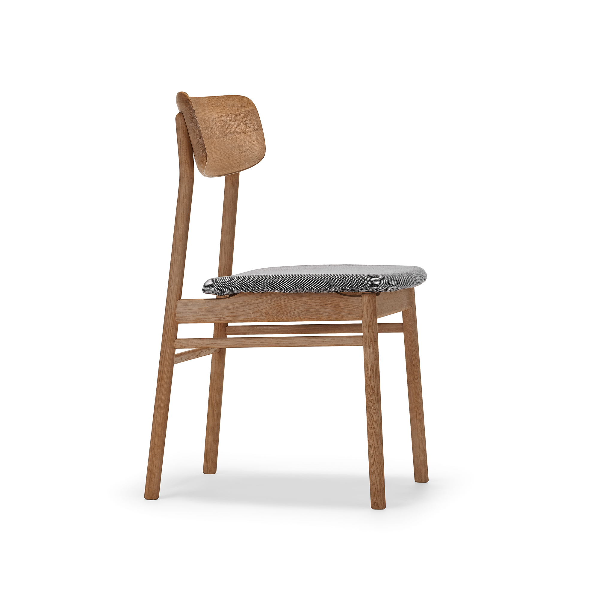 Stolab - Prima Vista stol, Ek Naturell Olja -  Blues CS II 9202 - Matstolar - Marit Stigsdotter,Staffan Lind - Träfärgad - Trä/Textilmaterial