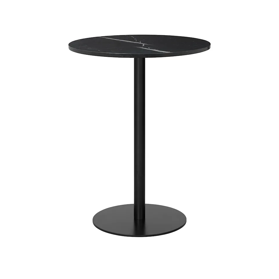 GUBI 1.0 barbord Ø80 cm svart
