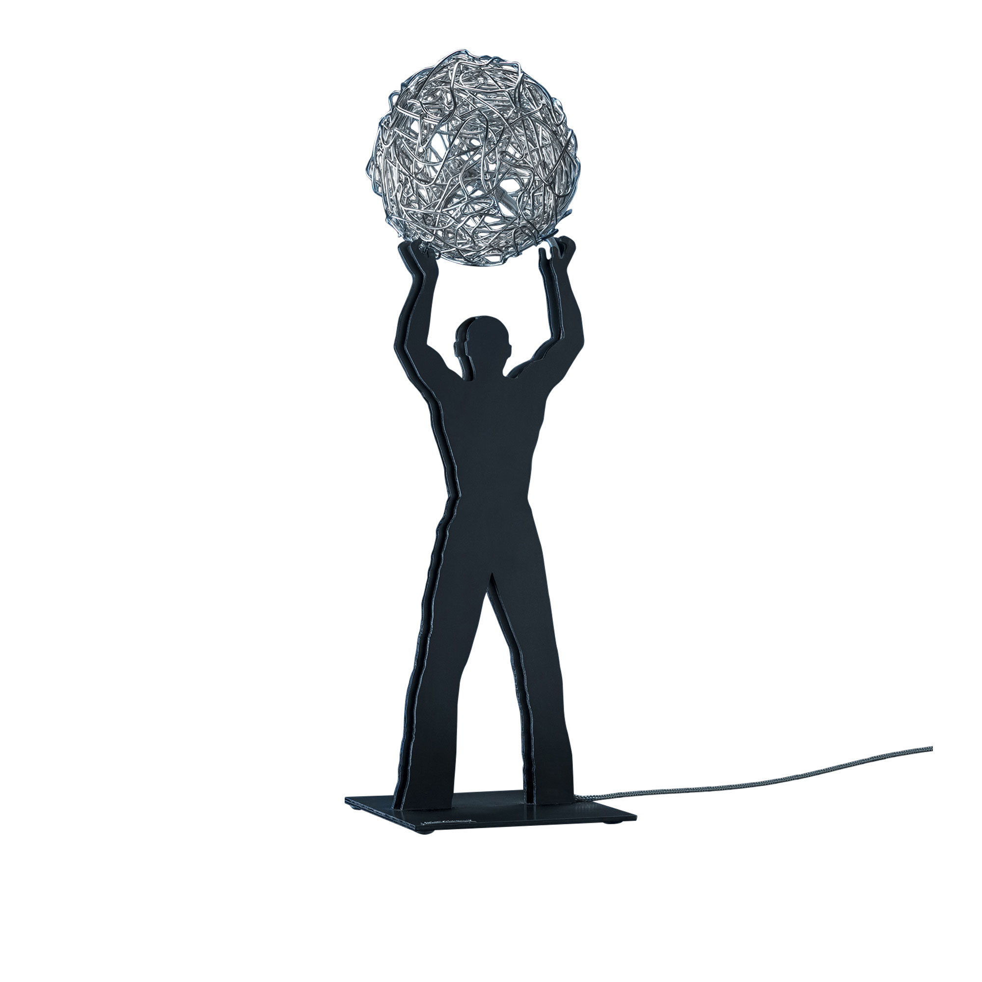 Catellani & Smith - Uomo Della Luce S - Bordslampor - Enzo Catellani - Silver