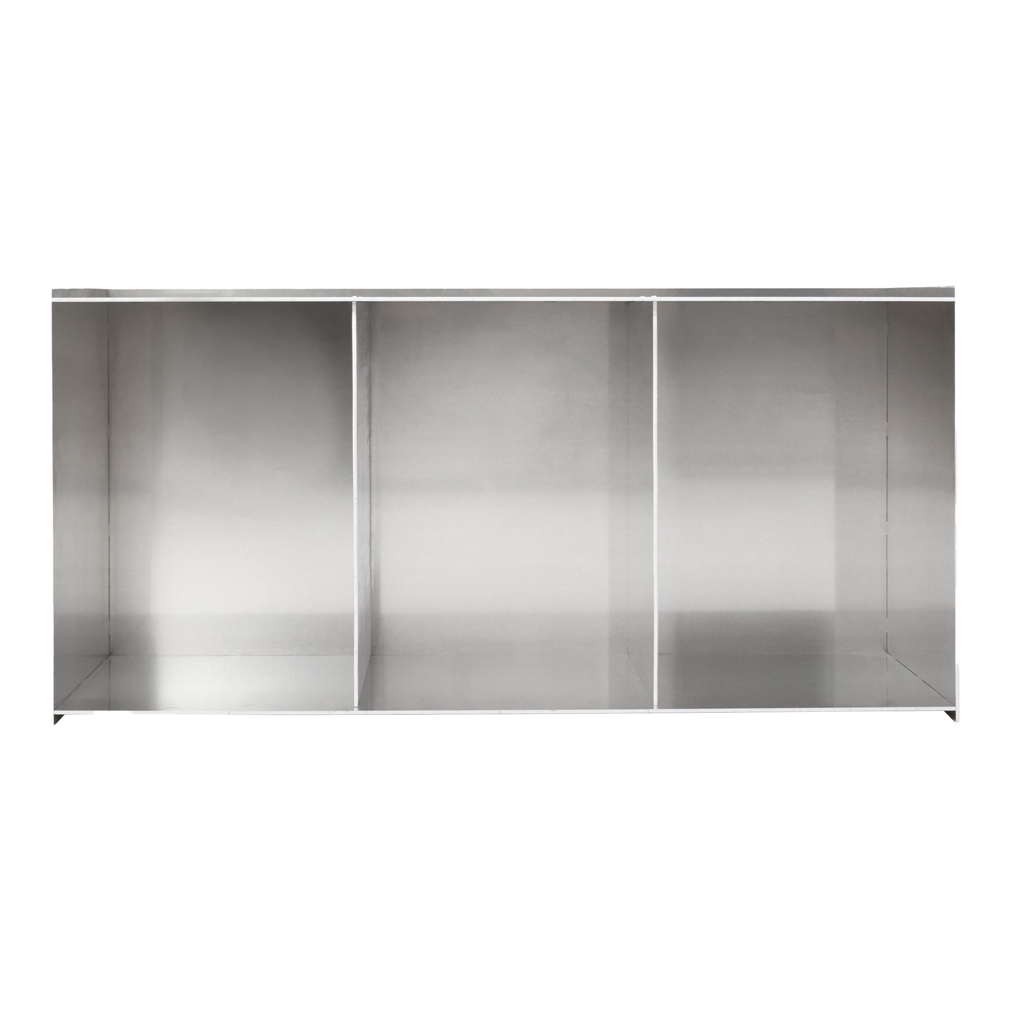 frama - rivet case - skänkar och sideboards - jonas trampedach - silver - metall