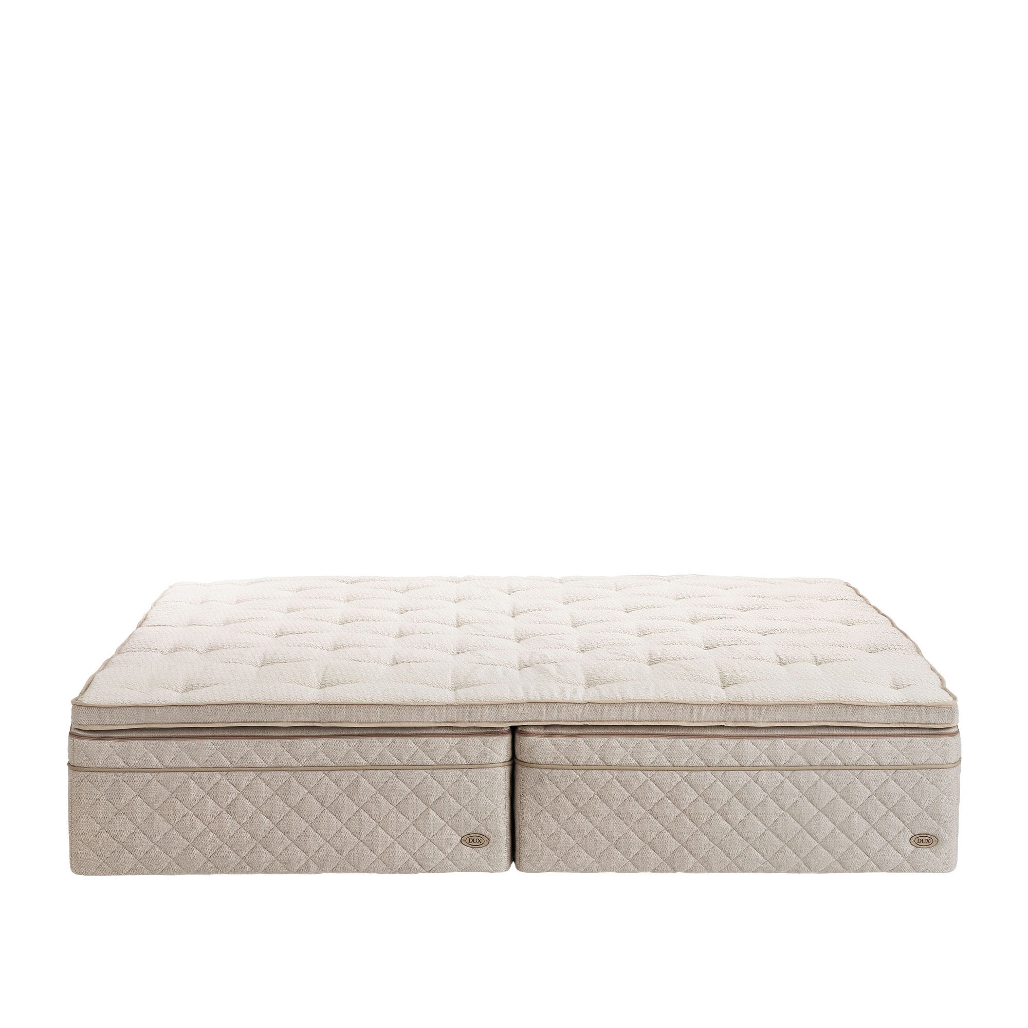 DUX - Dux 30 resårbotten fast 200x200 cm/ Top Pad Plus Bäddmadrass/ Utan sängben - Sängar - Beige | Möbler - Sängar Och Tillbehör - Sängar | Möbelexperten