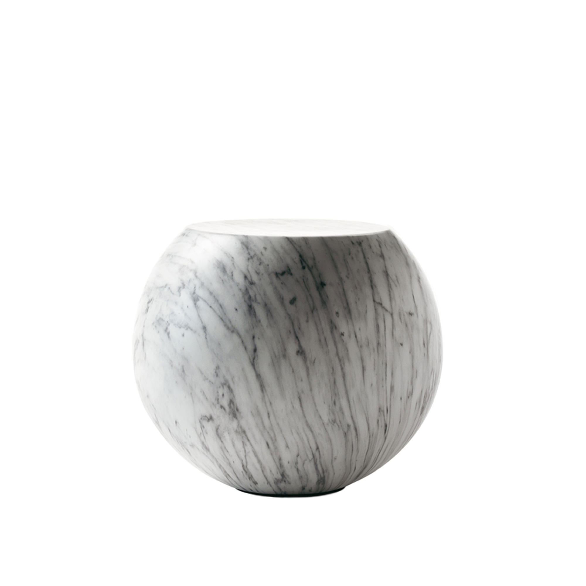 Cappellini - Bong Table, Orange, Matt Lacquer - Småbord & sidobord - Giulio Cappellini - Grå - Syntetiskt