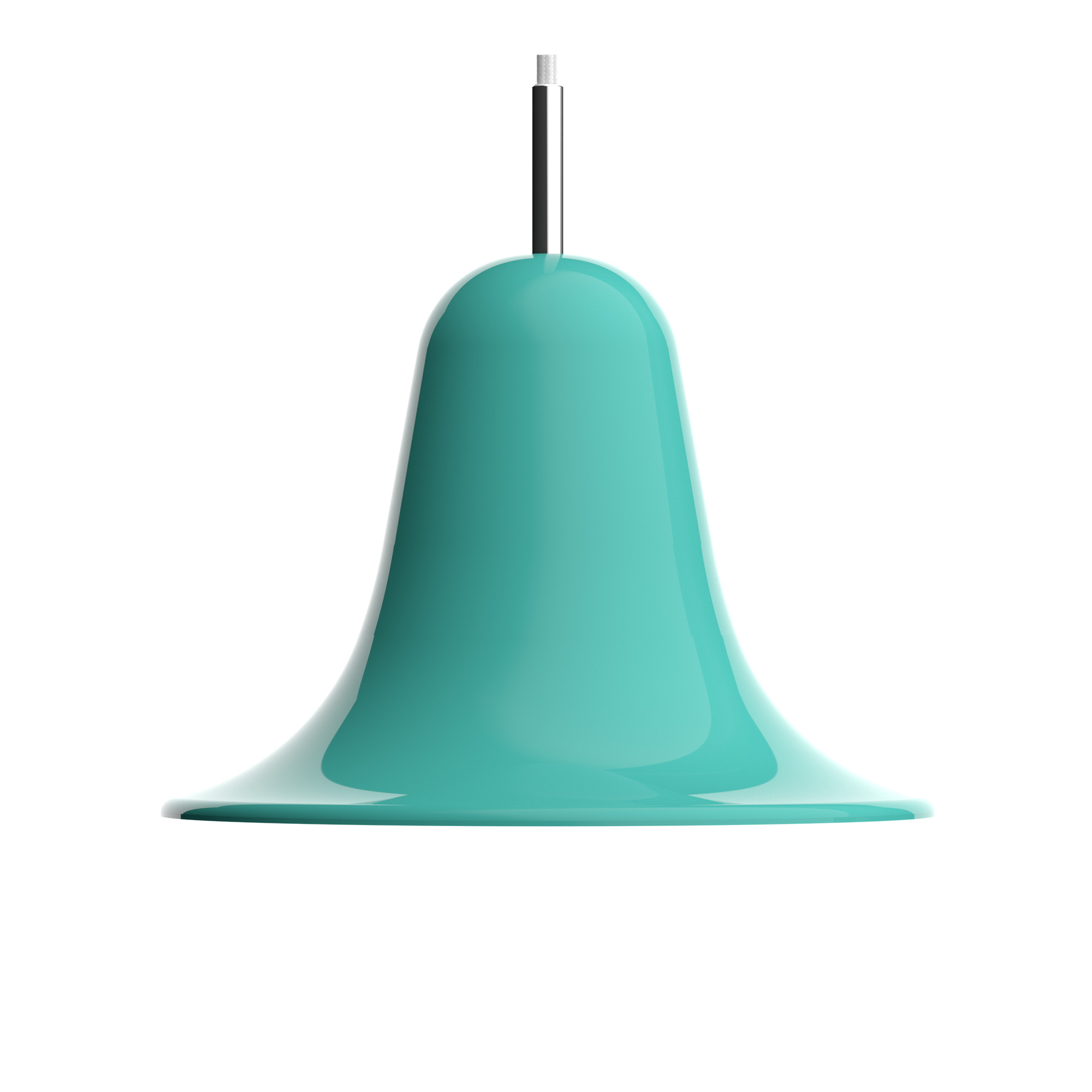 Verpan - Pantop Pendant Ø23 Light Teal - Pendellampor - Verner Panton - Grön | Belysning - Taklampor - Pendellampor | Möbelexperten