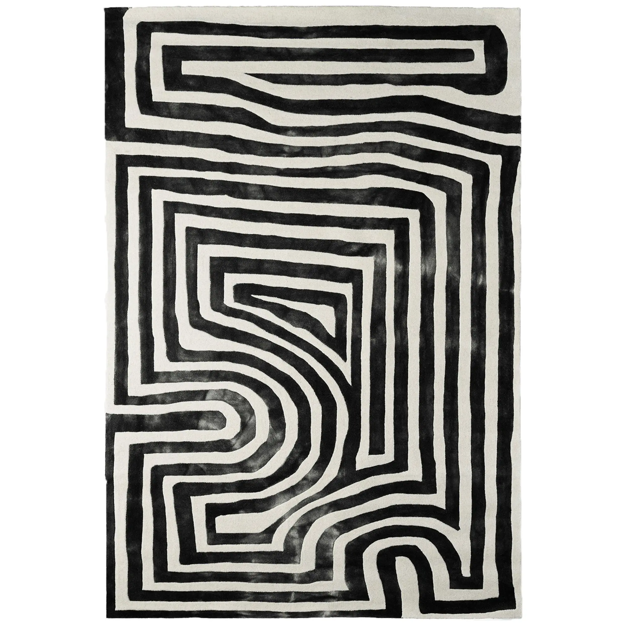 Psychedelic Labyrinth ullmatta charcoal