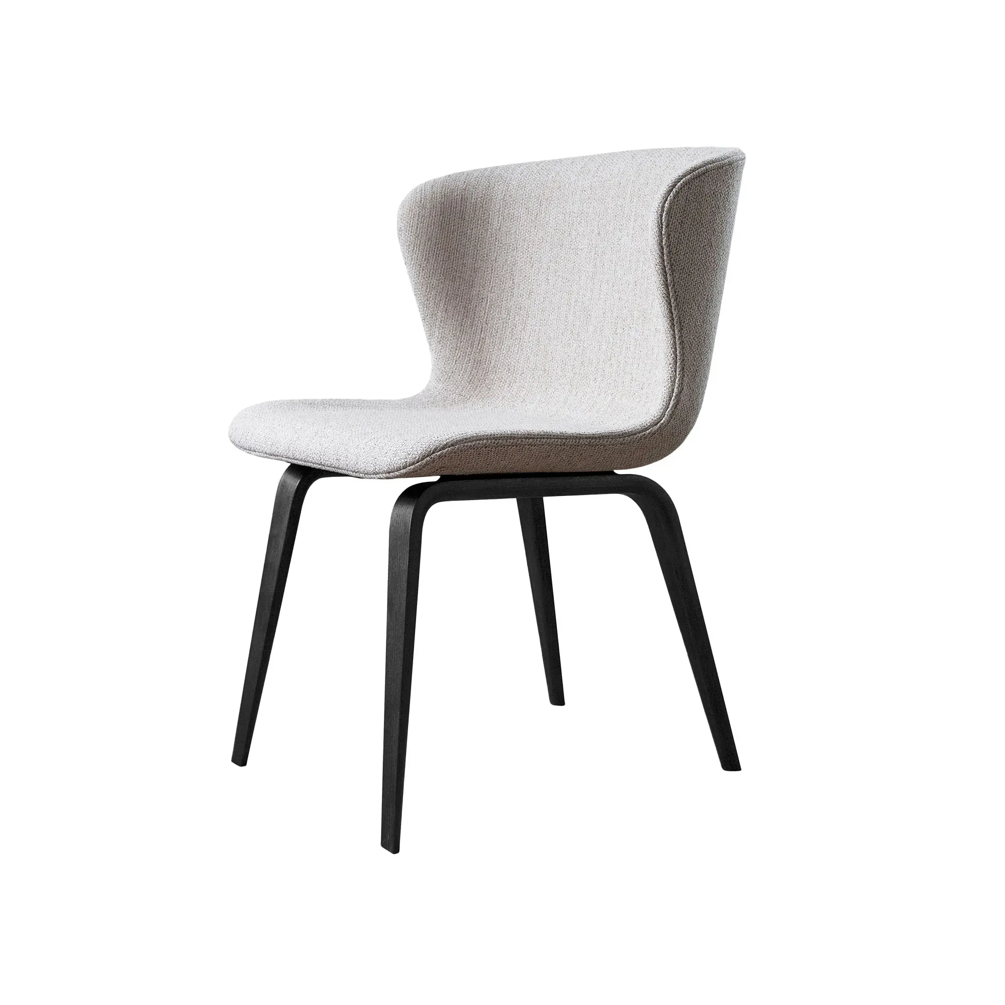 Pipe Chair Wood Black Legs