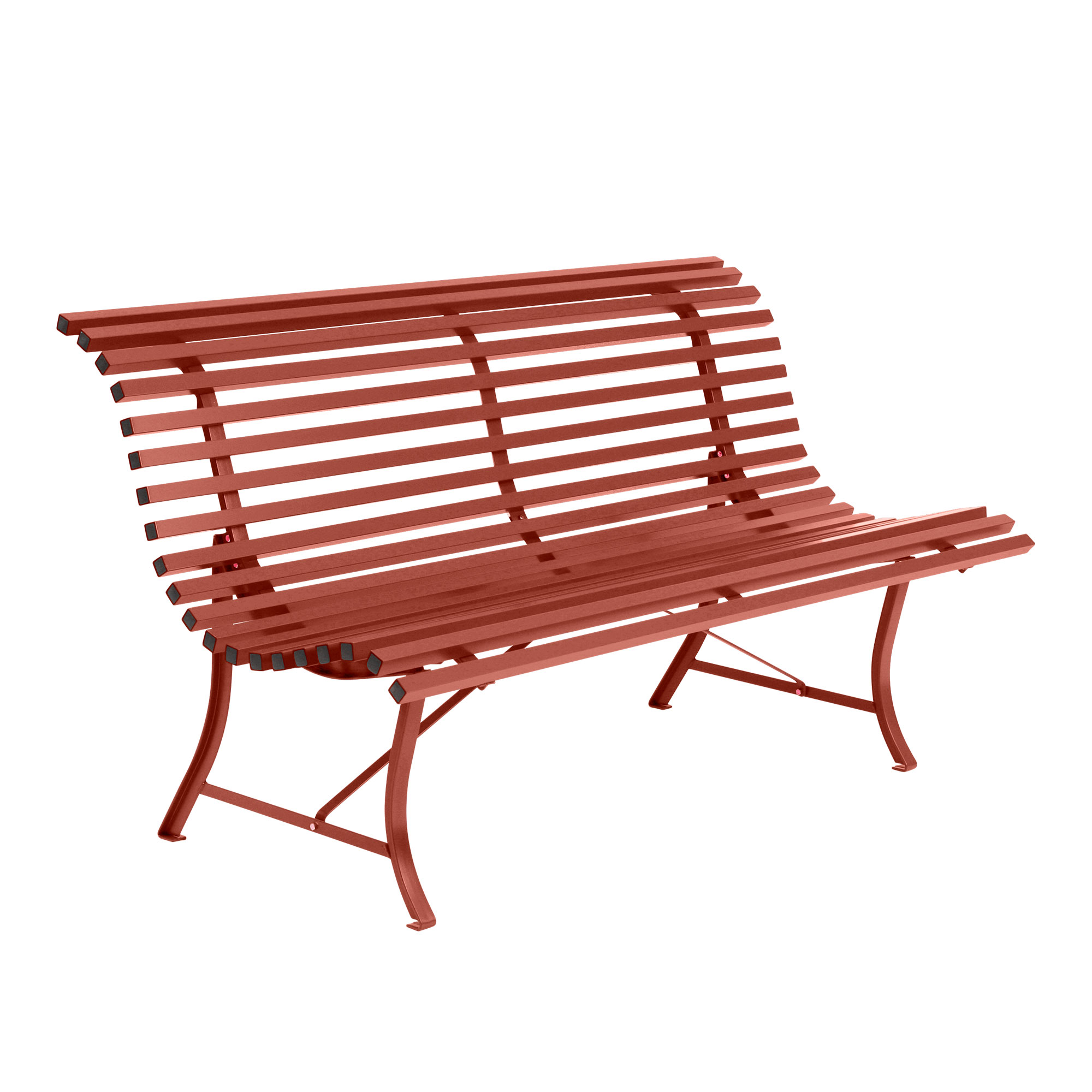 Fermob - Louisiane Bench 150 cm Red Ochre - Tr&auml;dg&aring;rdsb&auml;nkar