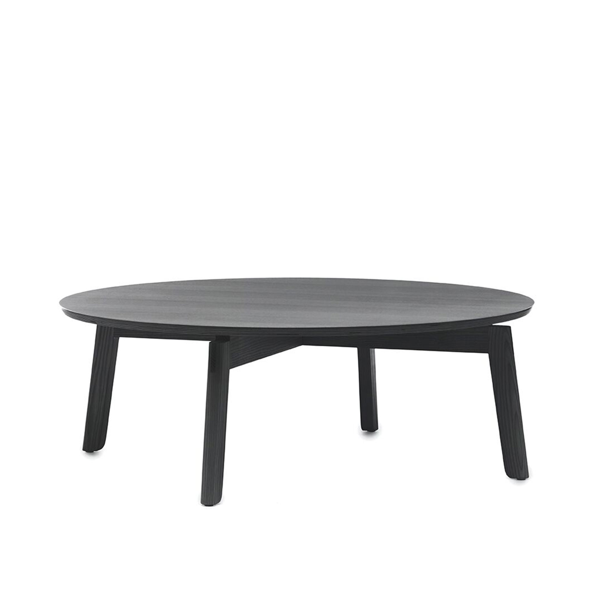 Fogia - Area Soffbord, Betsad Ask, Ø80 H:39 - Soffbord - Note Design Studio - Svart - Trä