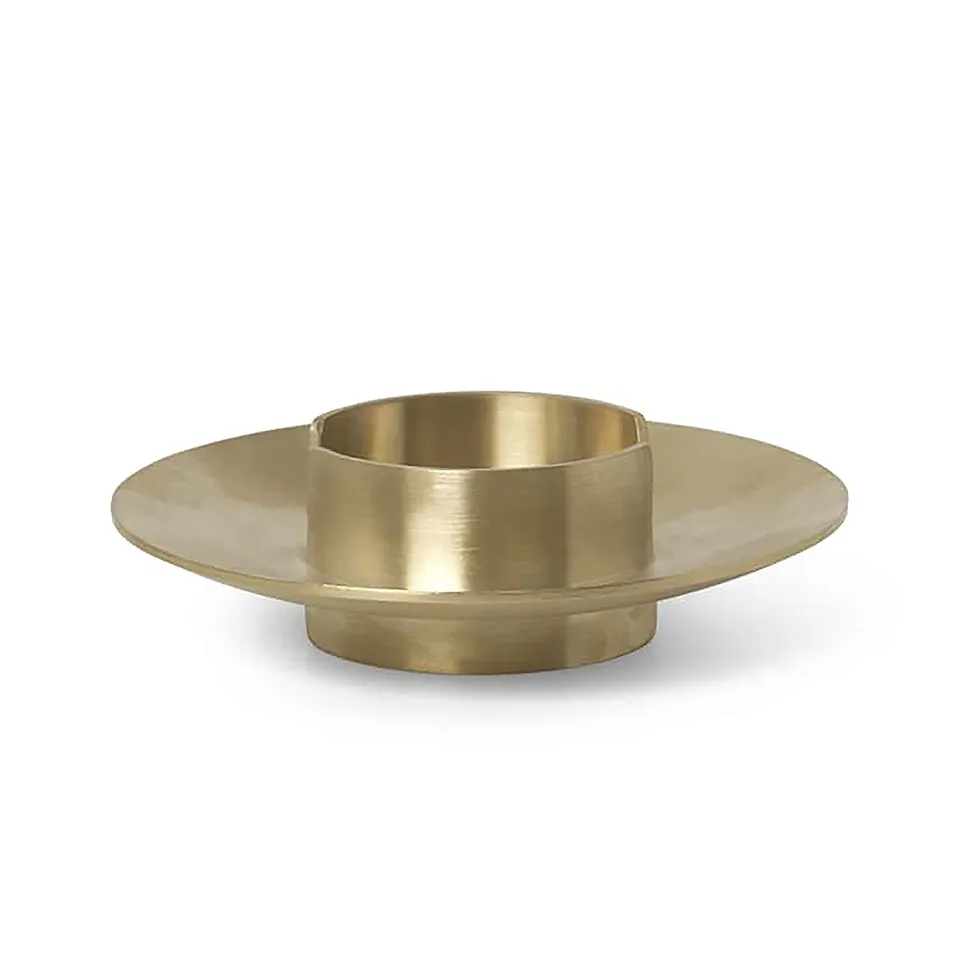 Block Brass ljusstake