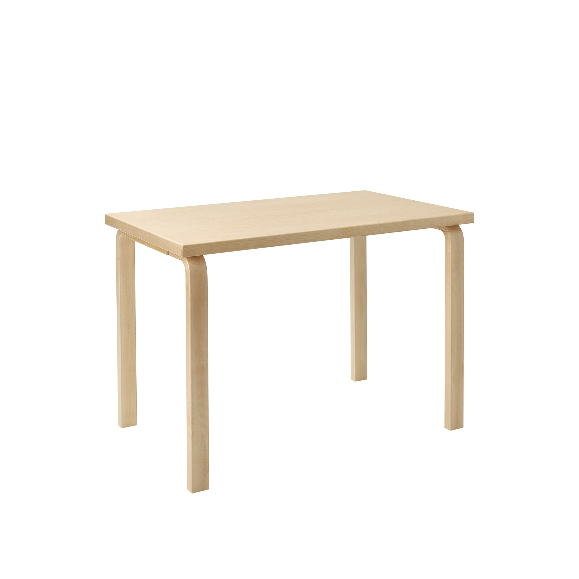 Artek - Aalto bord rektangulärt 80B björkfanér - Matbord - Alvar Aalto - Träfärgad - Trä