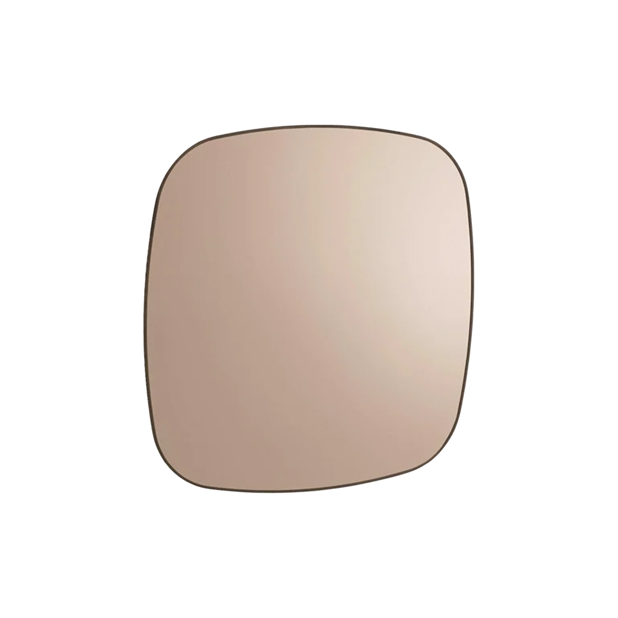 Poliform - Audrey Wall Mirror 120, Black Elm, Mirror Glass Bronzed 4051 - Väggspeglar - Emmanuel Gallina - Brons