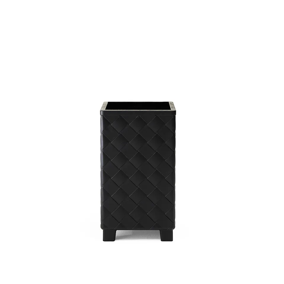 Näver Svartlackerad Aluminium Växtkärl