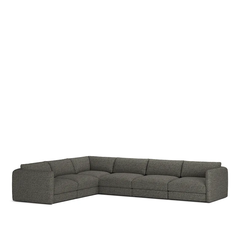 Pavarotti 6-Seater Corner, Removable Cover, Cushion Variant 03, Lucinasco 06