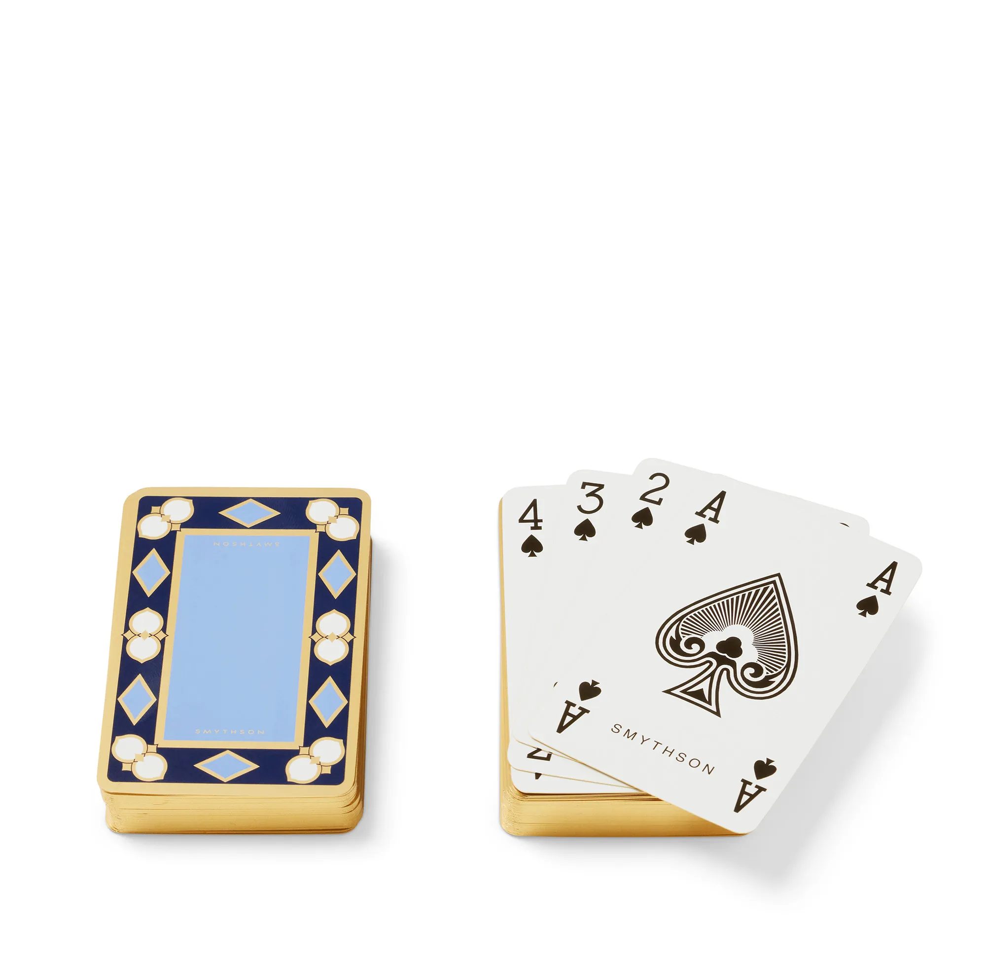 Double Playing Card Case - Nile Blue