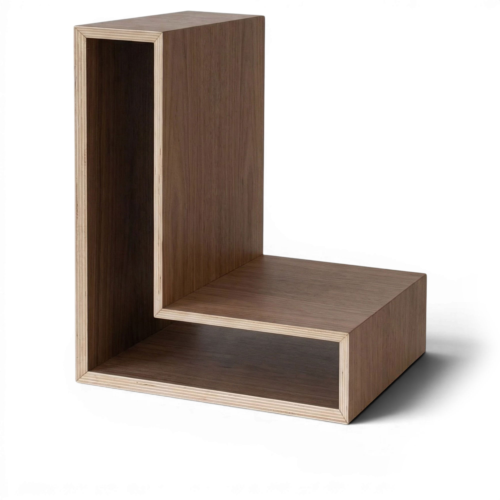 Maze Interior - L-shelf walnut - Kent Johansson - Brun - Trä |  | Möbelexperten