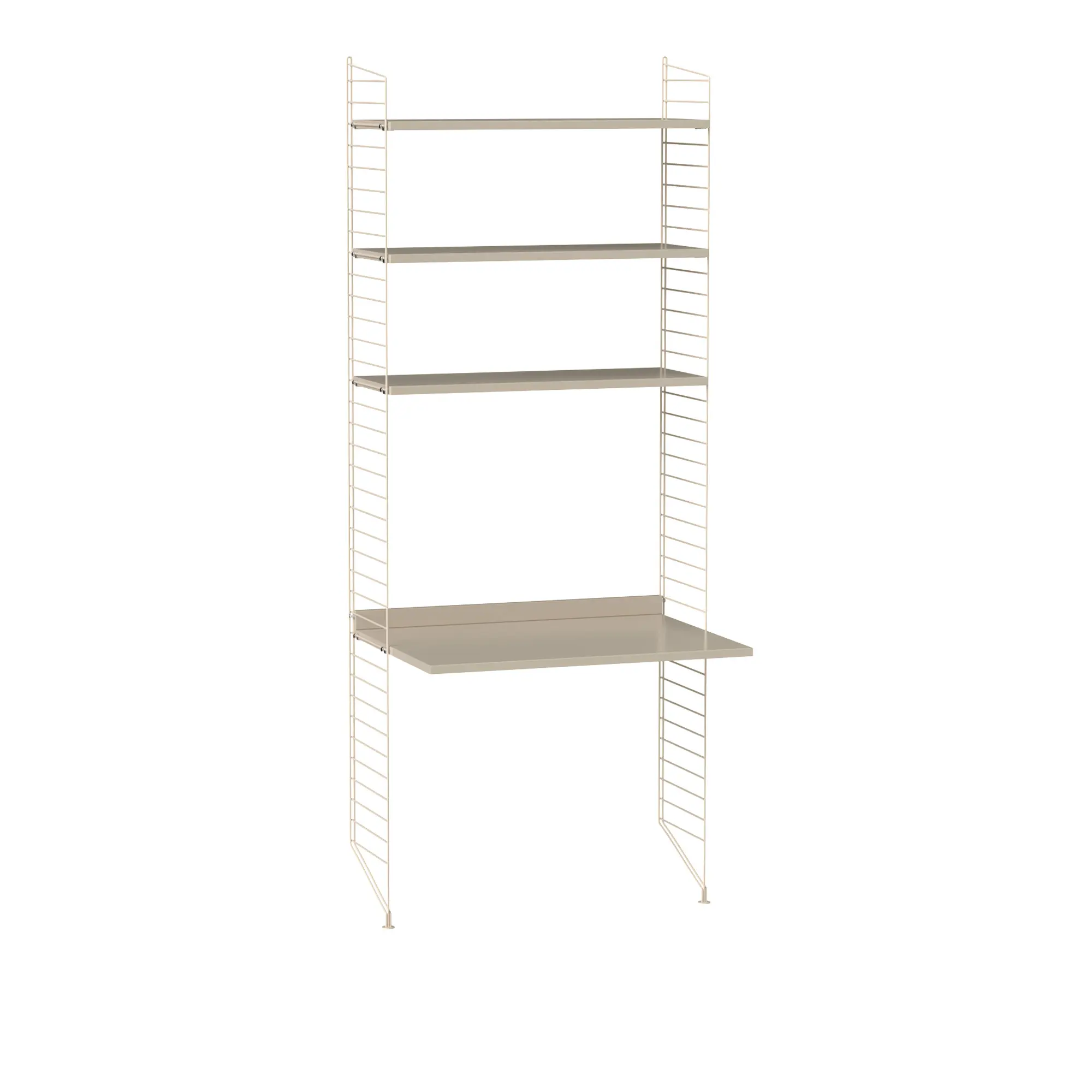 Kontor hyllsystem A beige/beige