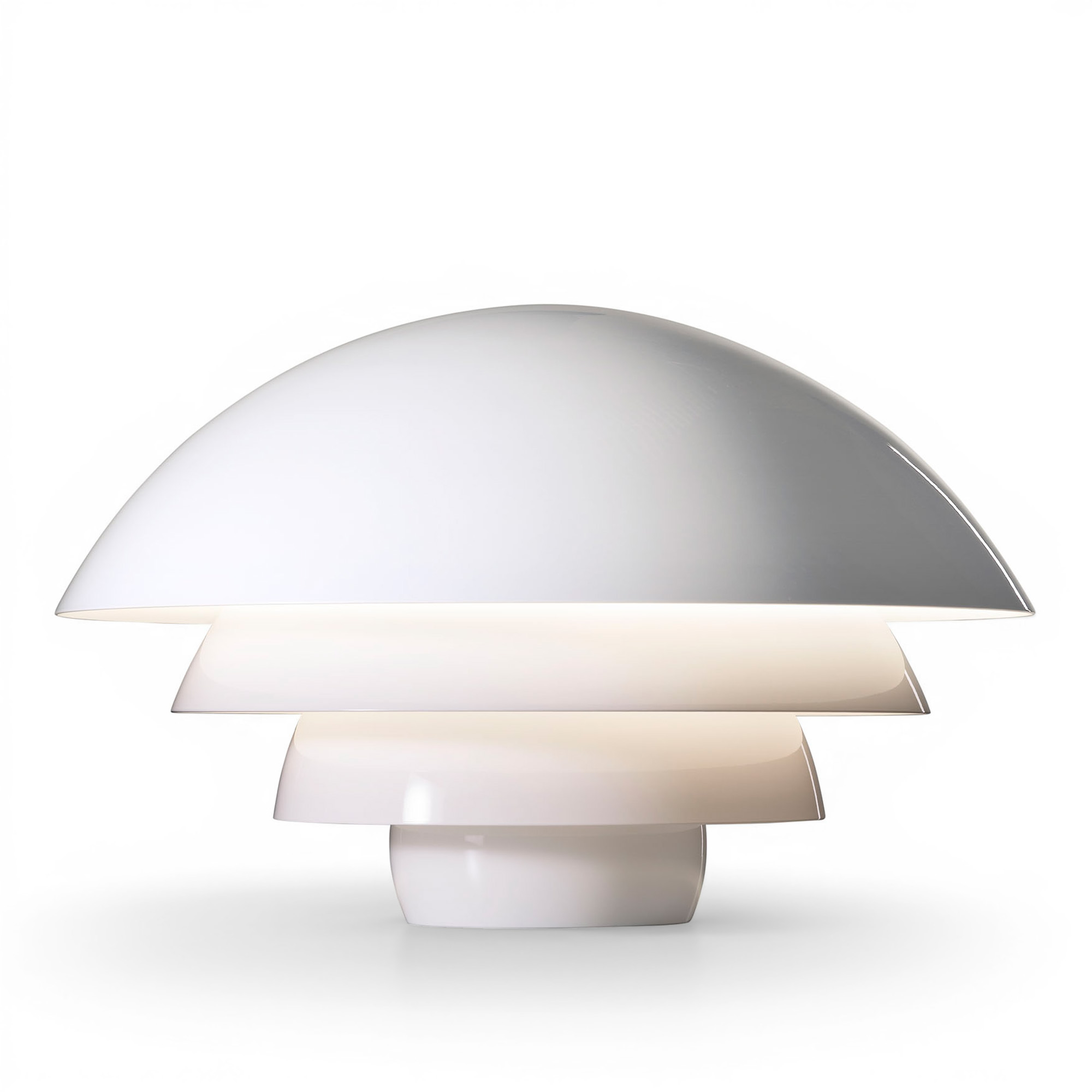 Martinelli Luce - VISIERE - 4 X 15W  E27 - WHITE - Bordslampor - Sergio Asti - Vit - Metall