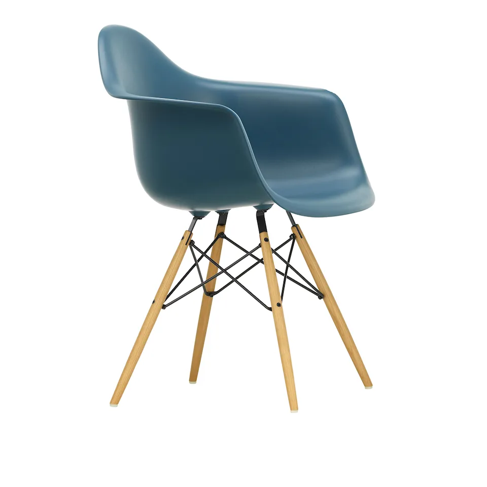 Eames RE Plastic Armchair DAW matstol Ash Honey Tone