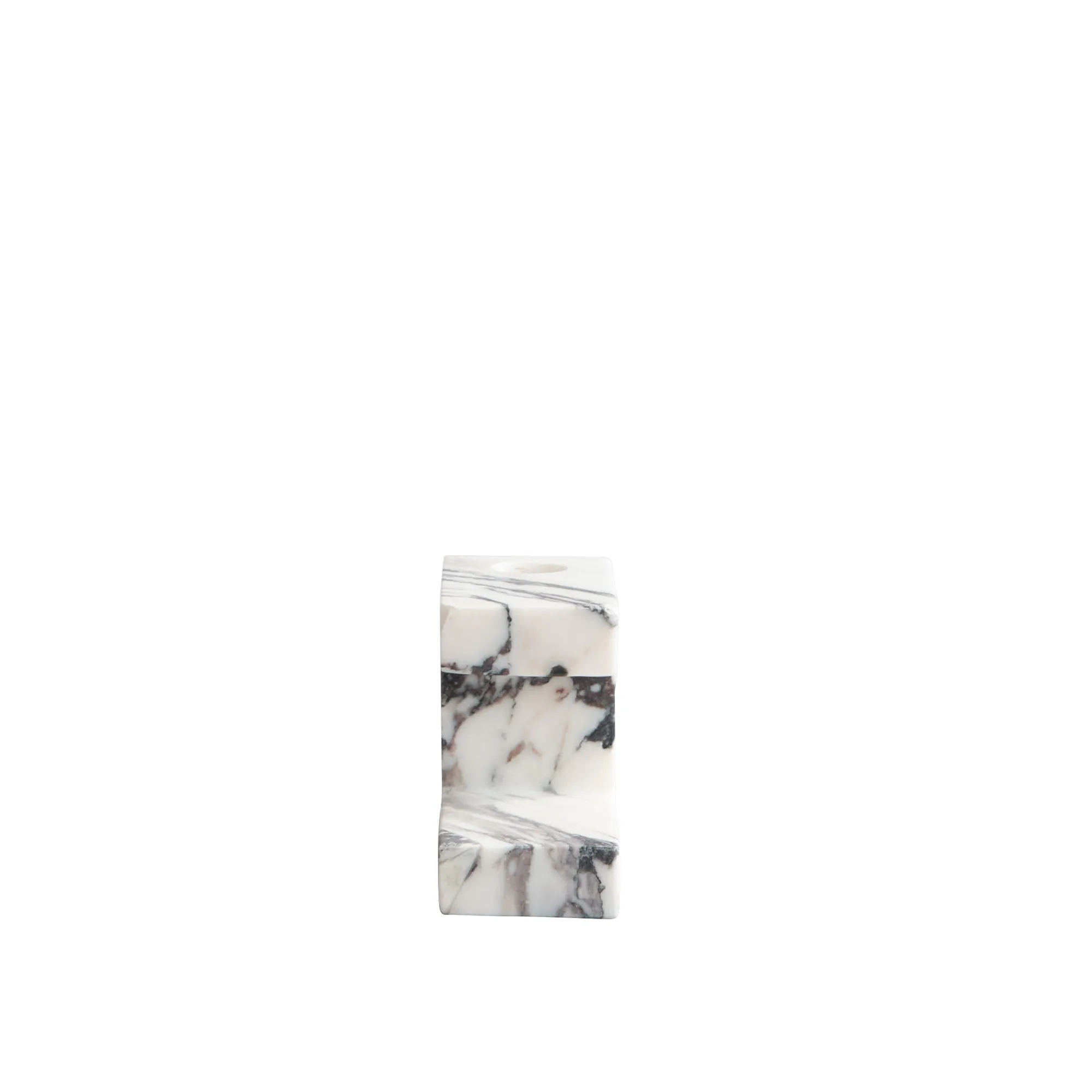 Brick Candle Holder Calacatta