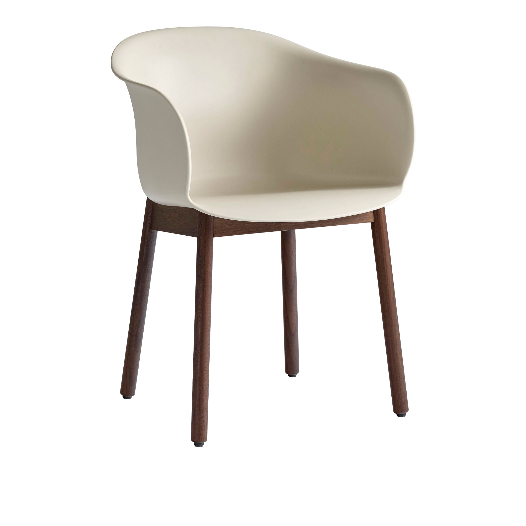 &Tradition - Elefy JH30 - Soft Beige/Walnut - Matstolar - Jaime Hayón - Beige - Trä/Plast