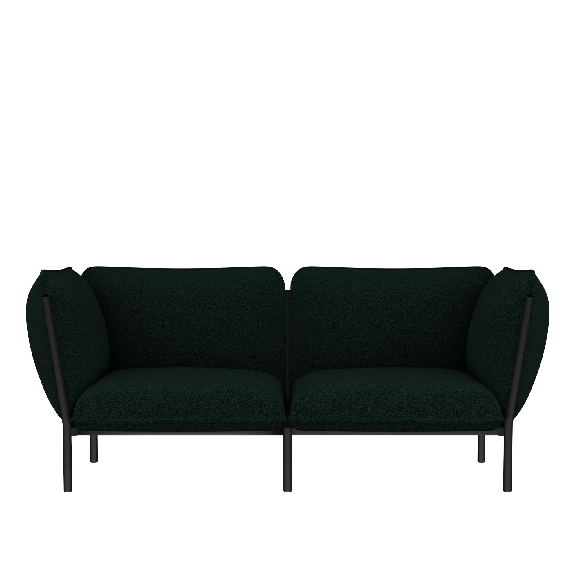 HEM - Kumo 2-seater Sofa with Armrests - Pine - Soffor - Anderssen & Voll - Grön - Metall/Syntetiskt/Skum/Ull
