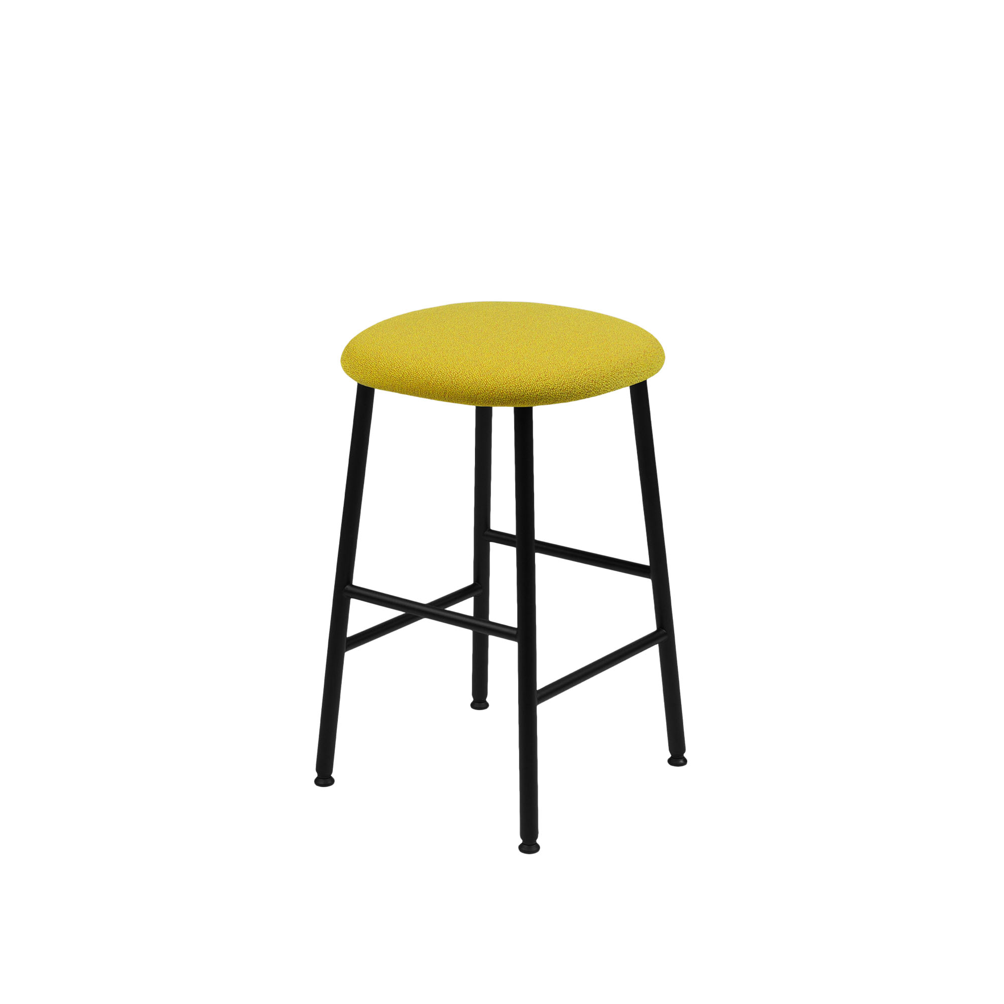 HEM - Kendo Counter Stool - Tivoli - Sittpallar - LucidiPevere - Gul - Metall/Trä/Skum/Plast/Ull