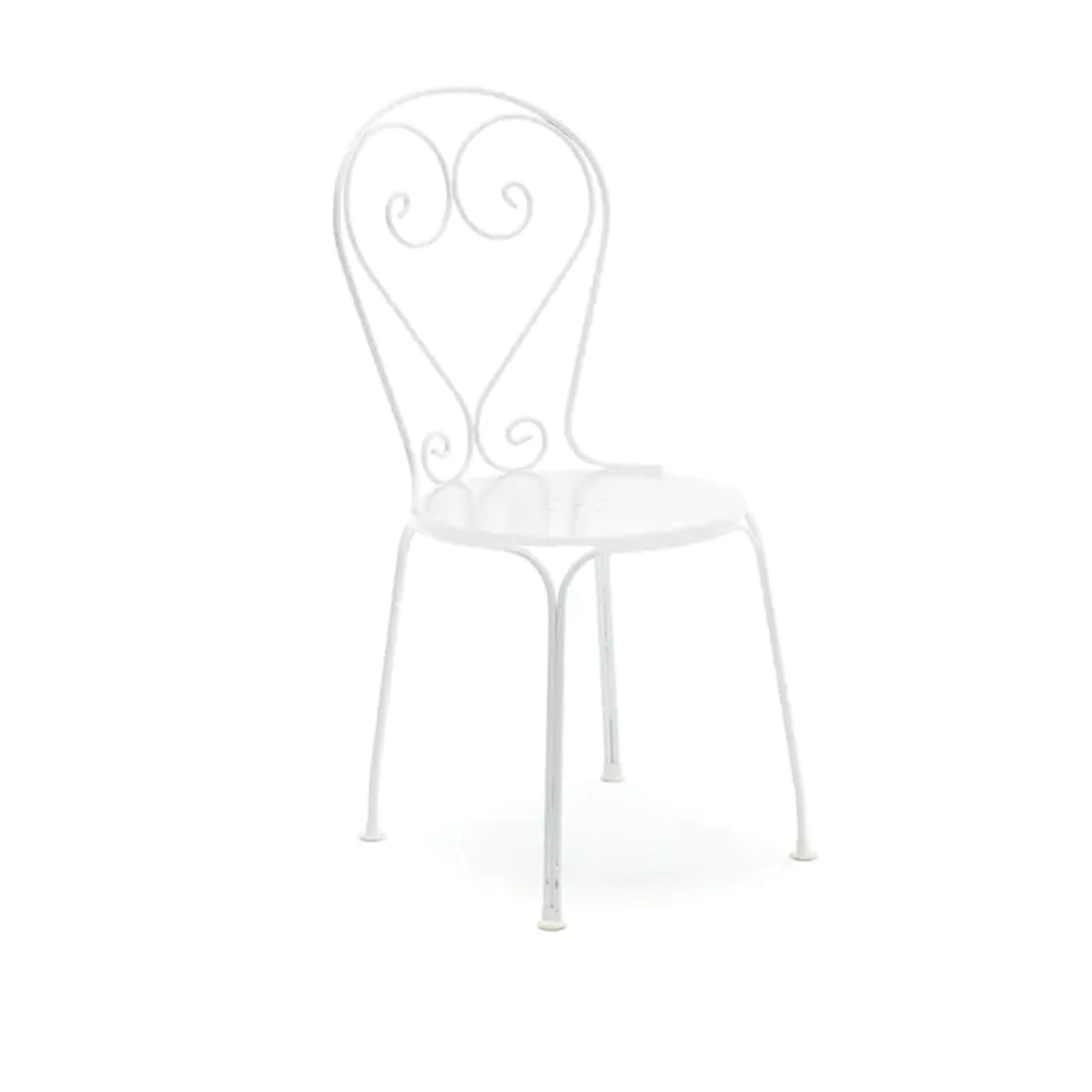 Byarums Bruk - Classic No. 1 / Plåtsits Vit - Matstolar utomhus - Metall