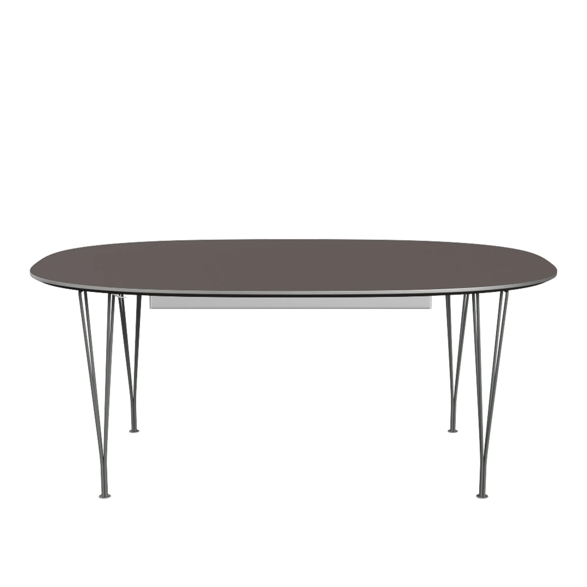 B619 Superellips utdragbart matbord 180–300 x 120 cm Grey