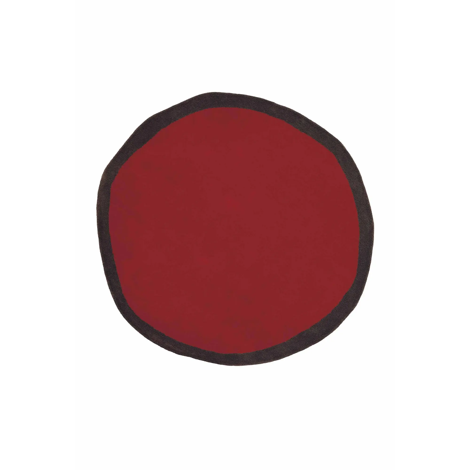 Aros Round Rug Red