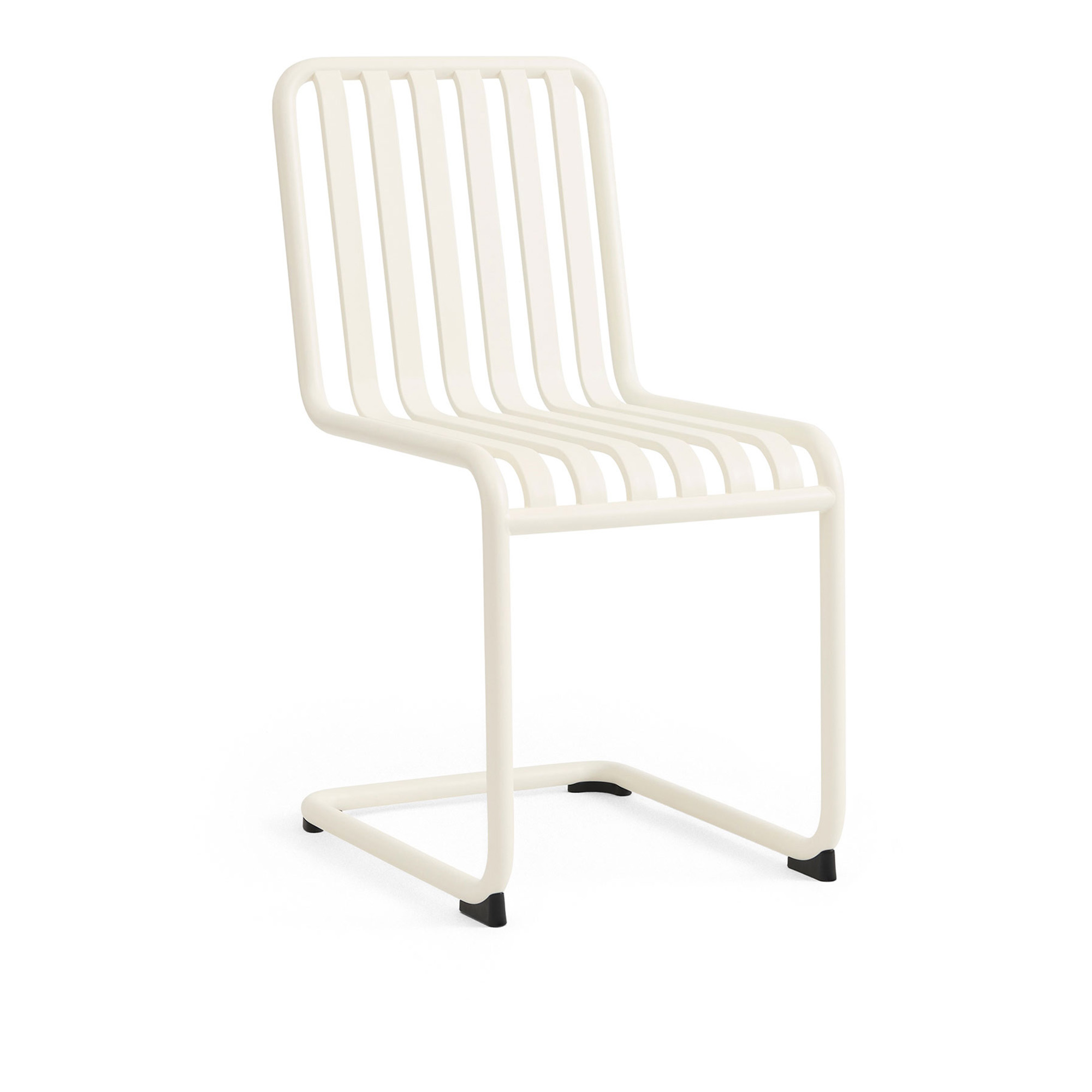 HAY - Palissade Cantilever Chair Cream White - Matstolar utomhus - Ronan & Erwan Bouroullec - Metall | Utemöbler - Utestolar - Matstolar Utomhus | Möbelexperten