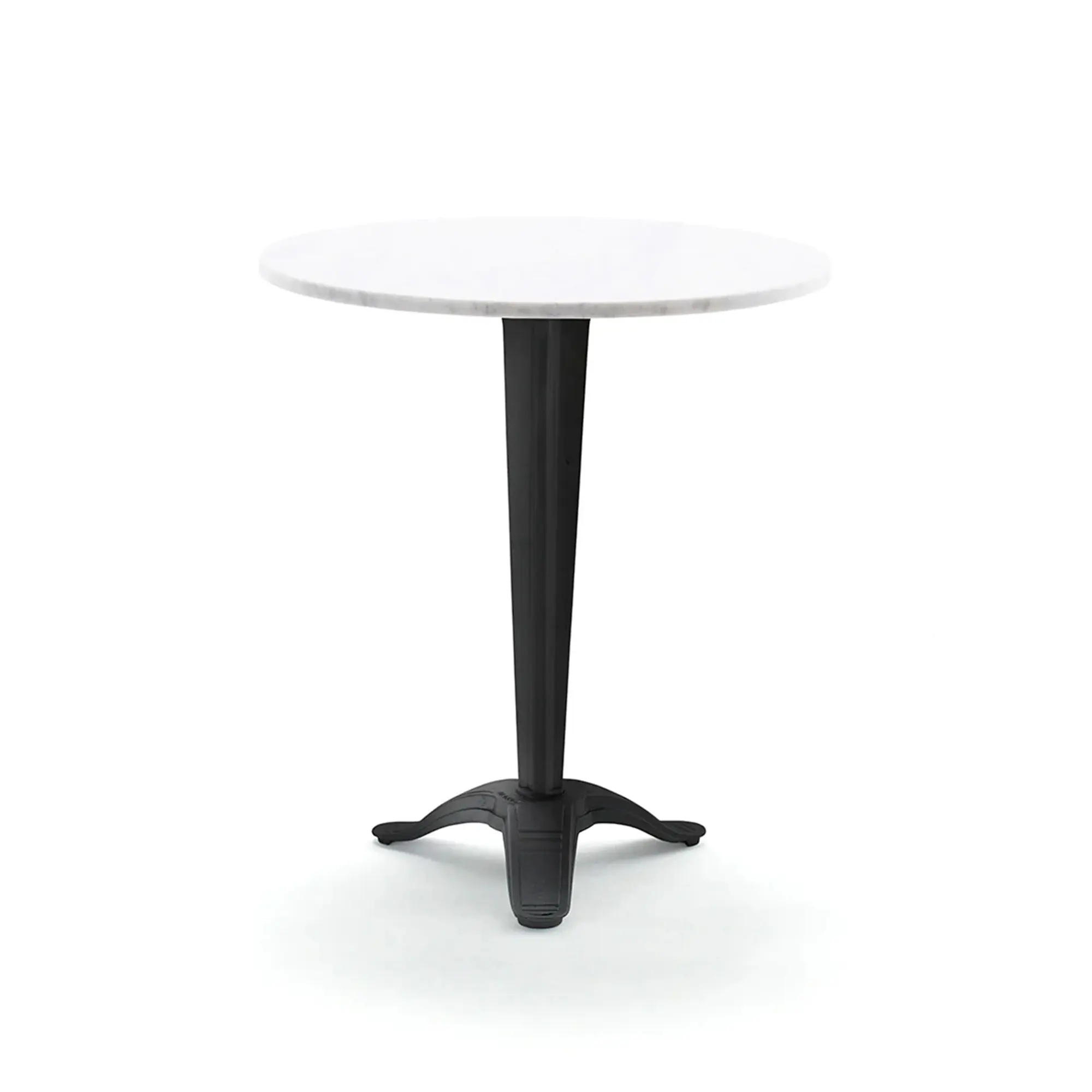 Calais Bord Liten Fot Vit Carrara Marmor