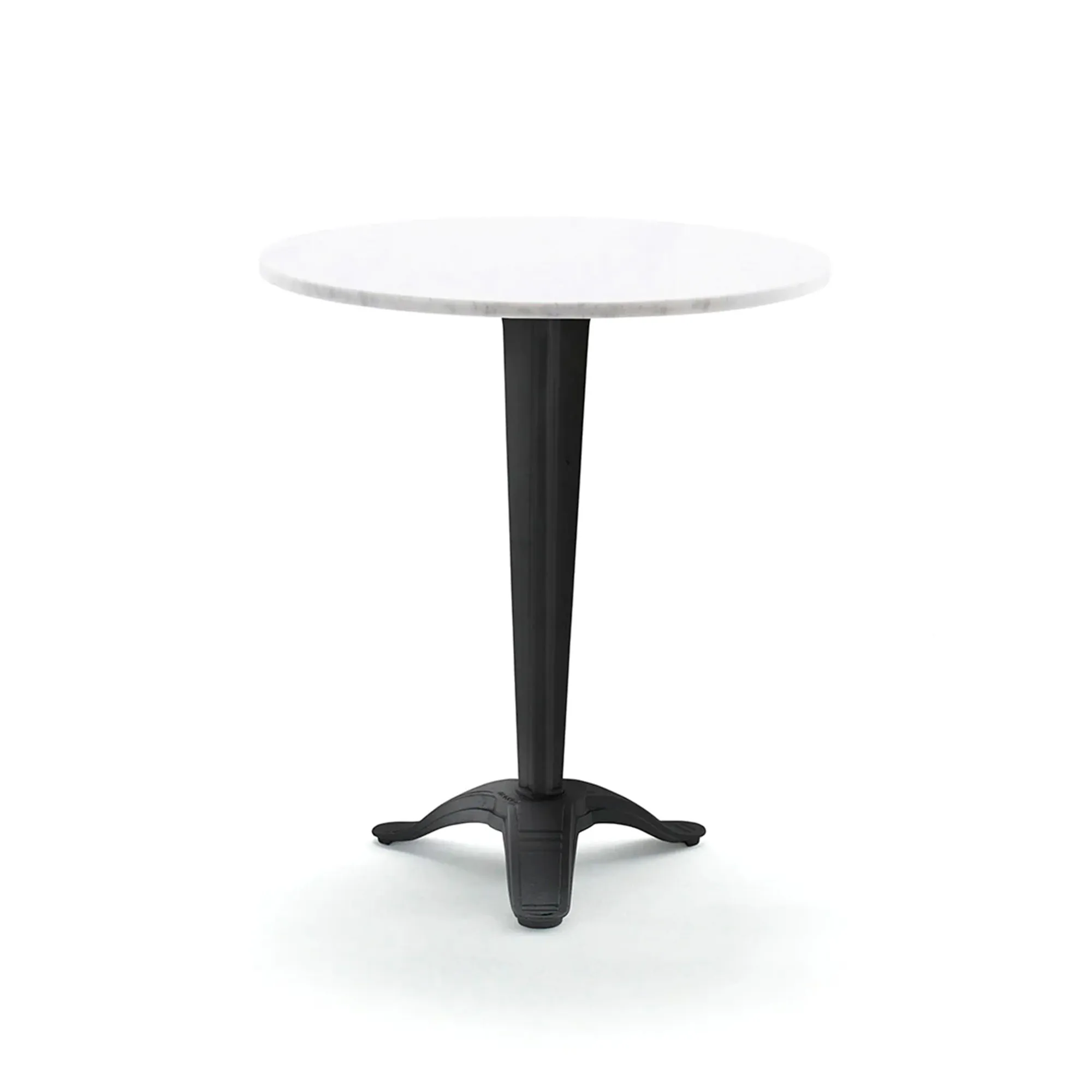 Calais Bord Liten Fot Vit Carrara Marmor