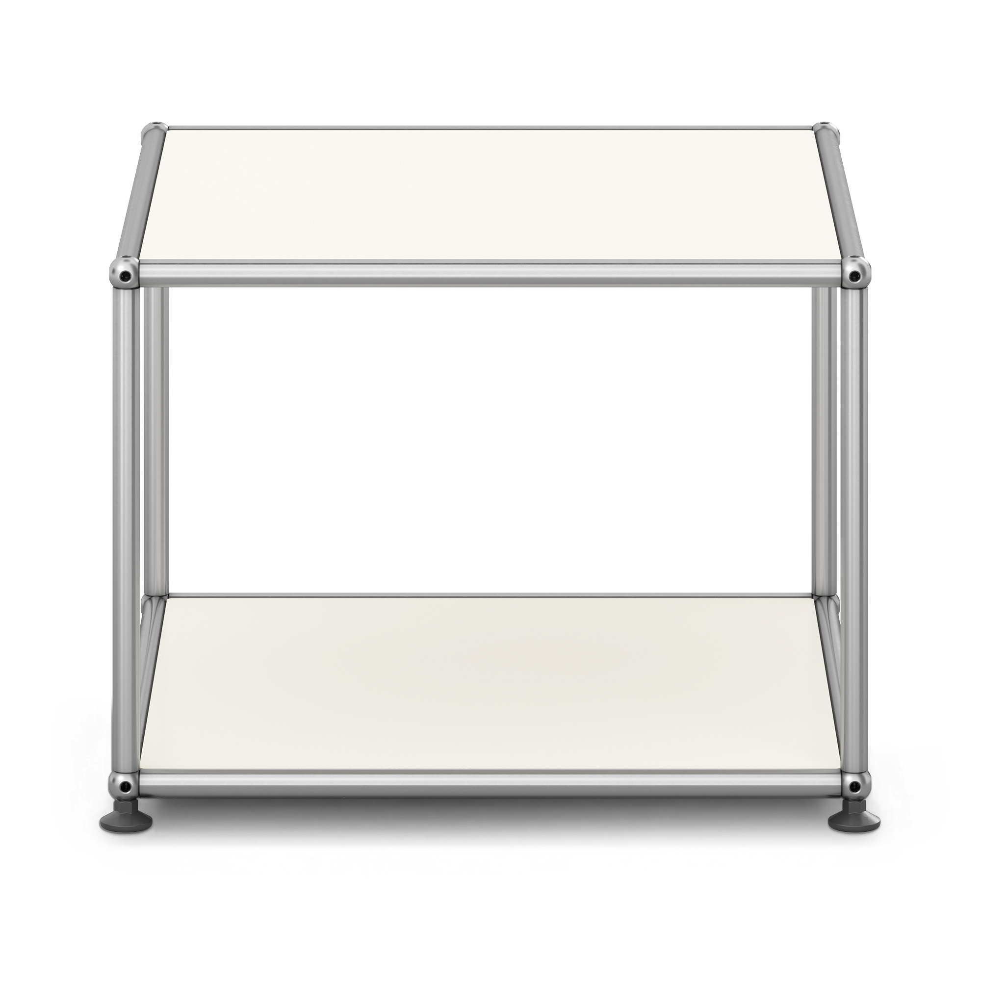 USM - USM Haller M22 24 Pure White - Sidobord - Fritz Haller & Paul Sch&auml;rer - Vit - Metall