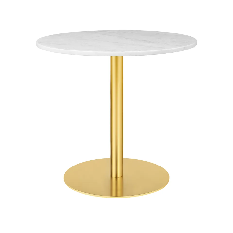 GUBI 1.0 matbord Ø80 cm mässing